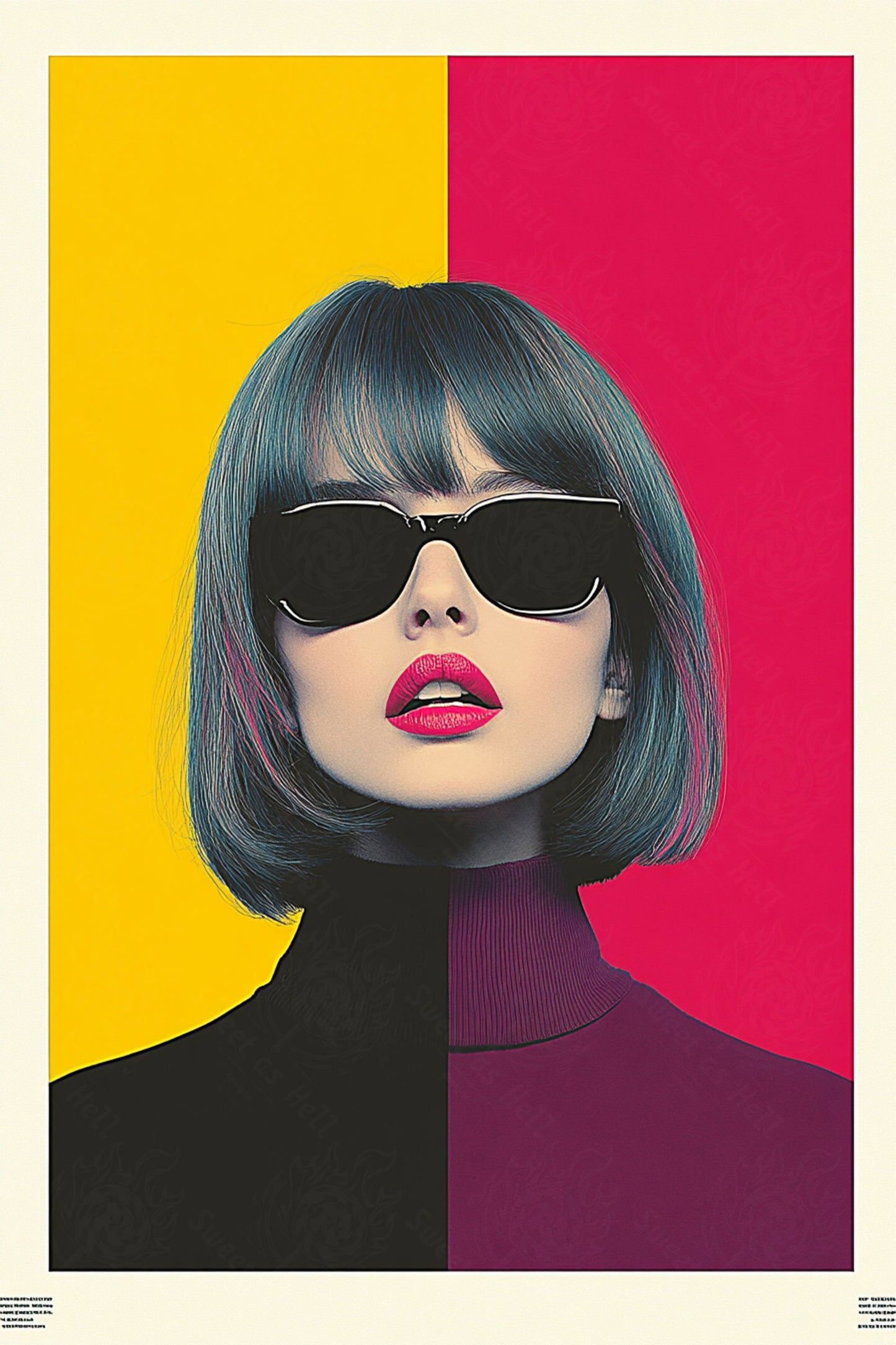 Modern Art Styled Fashion Ad Photo 02 by 03 135 SN2635 - Sweet As Hell Designs