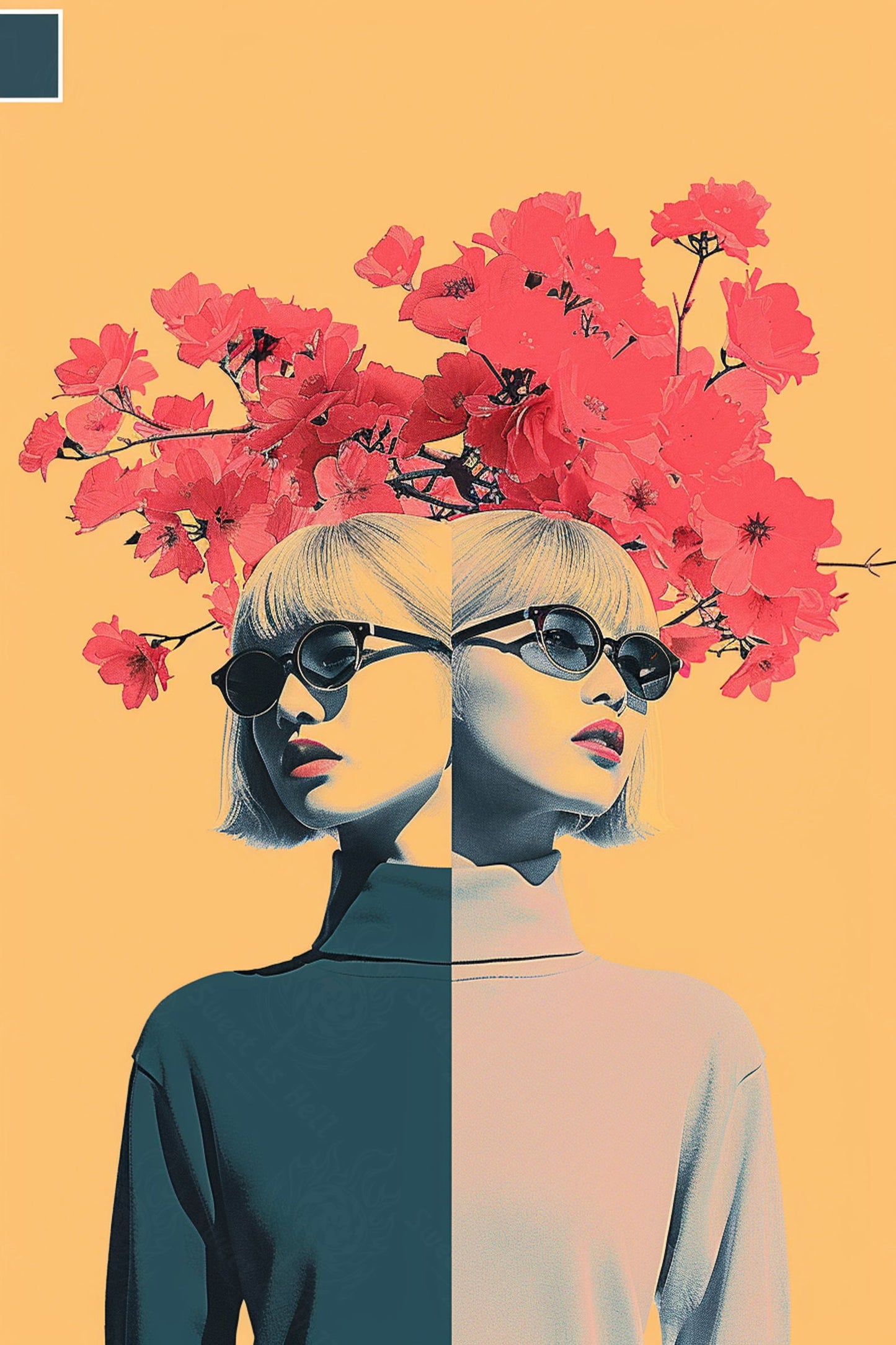 Modern Art Styled Fashion Ad Photo 02 by 03 138 SN2638 - Sweet As Hell Designs