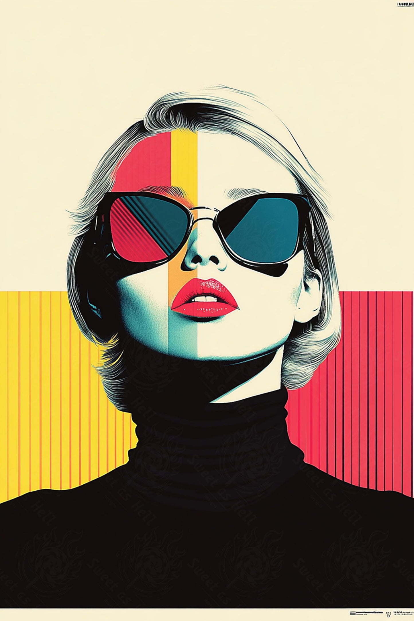 Modern Art Styled Fashion Ad Photo 02 by 03 141 SN2641 - Sweet As Hell Designs