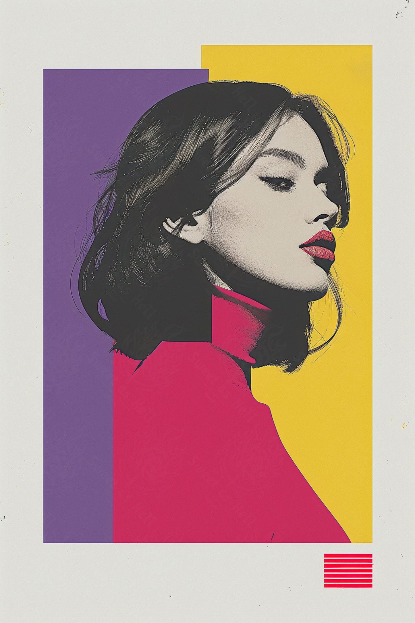 Modern Art Styled Fashion Ad Photo 02 by 03 143 SN2643 - Sweet As Hell Designs