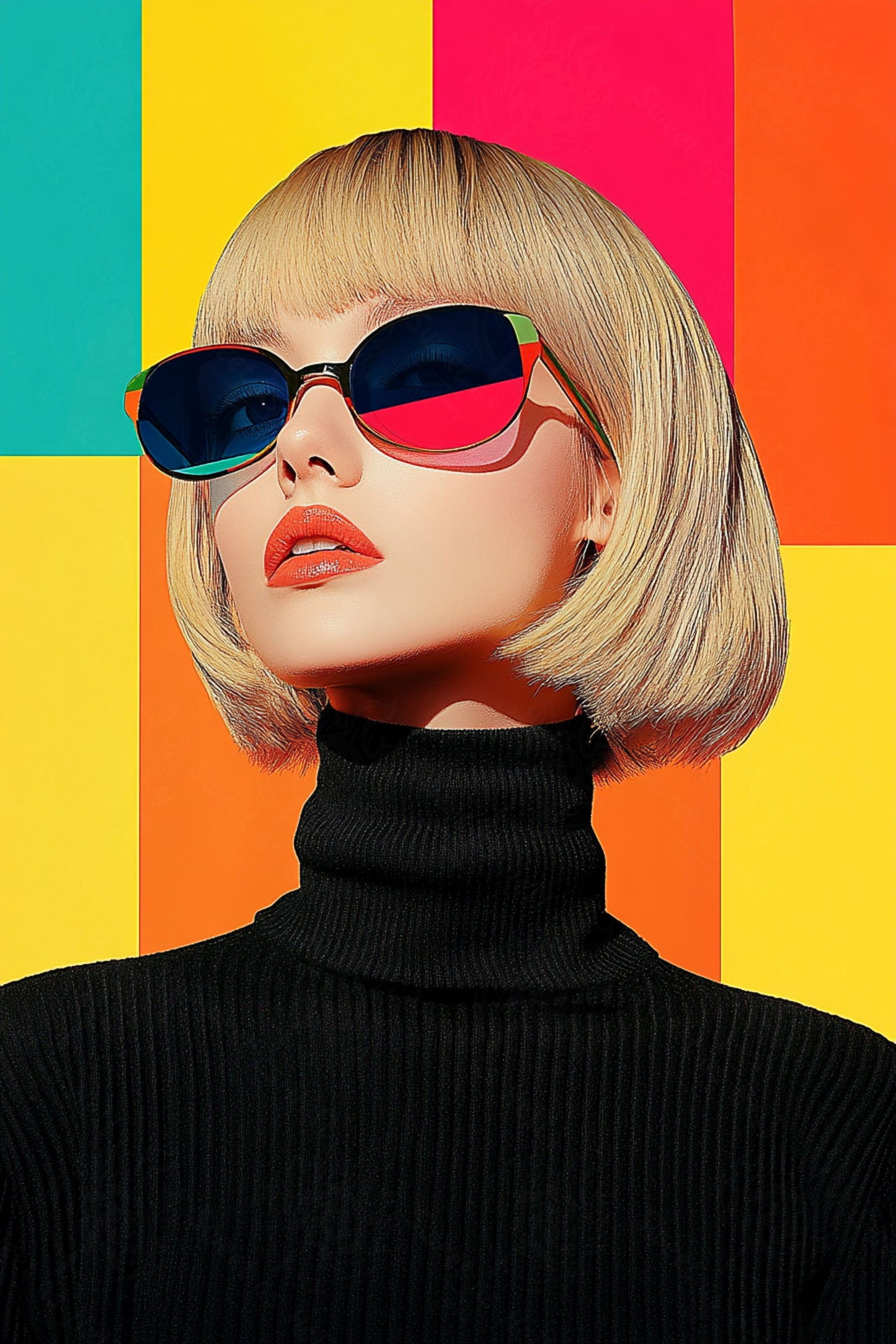 Modern Art Styled Fashion Ad Photo 02 by 03 147 SN2647 - Sweet As Hell Designs