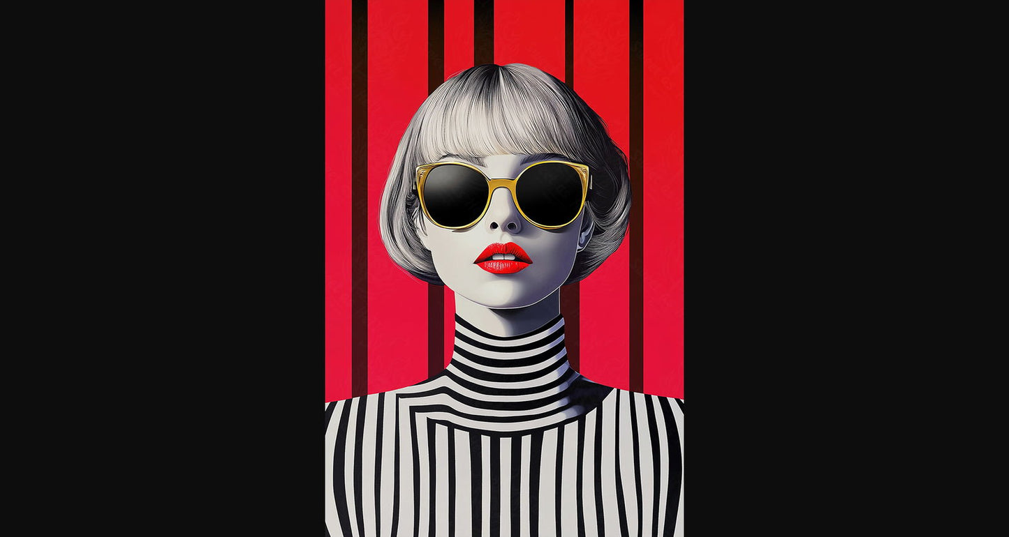 Modern Art Styled Fashion Ad Photo 02 by 03 150 SN2650 - Sweet As Hell Designs