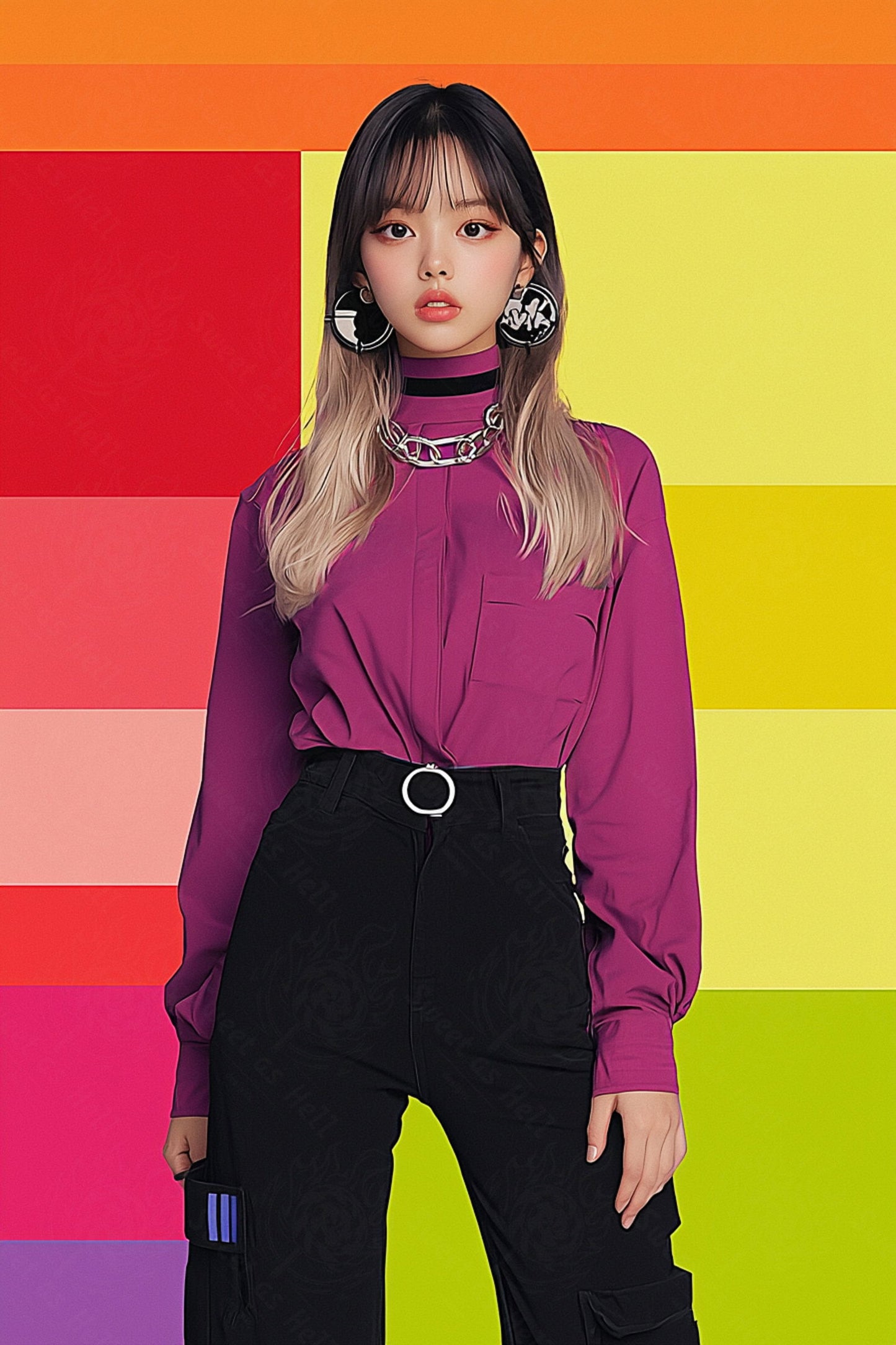 Modern Art Styled Fashion Ad Photo 02 by 03 159 SN2659 - Sweet As Hell Designs