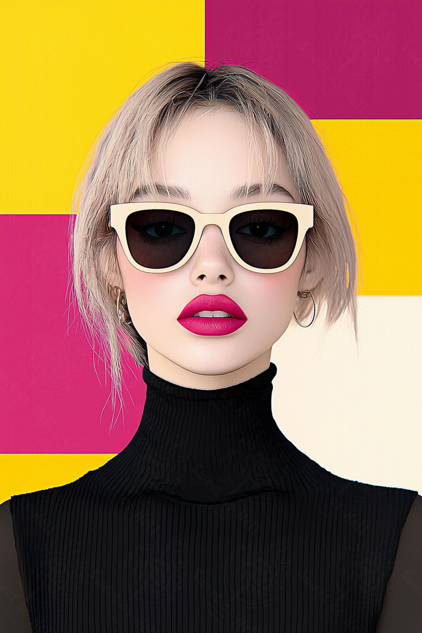 Modern Art Styled Fashion Ad Photo 02 by 03 161 SN2661 - Sweet As Hell Designs
