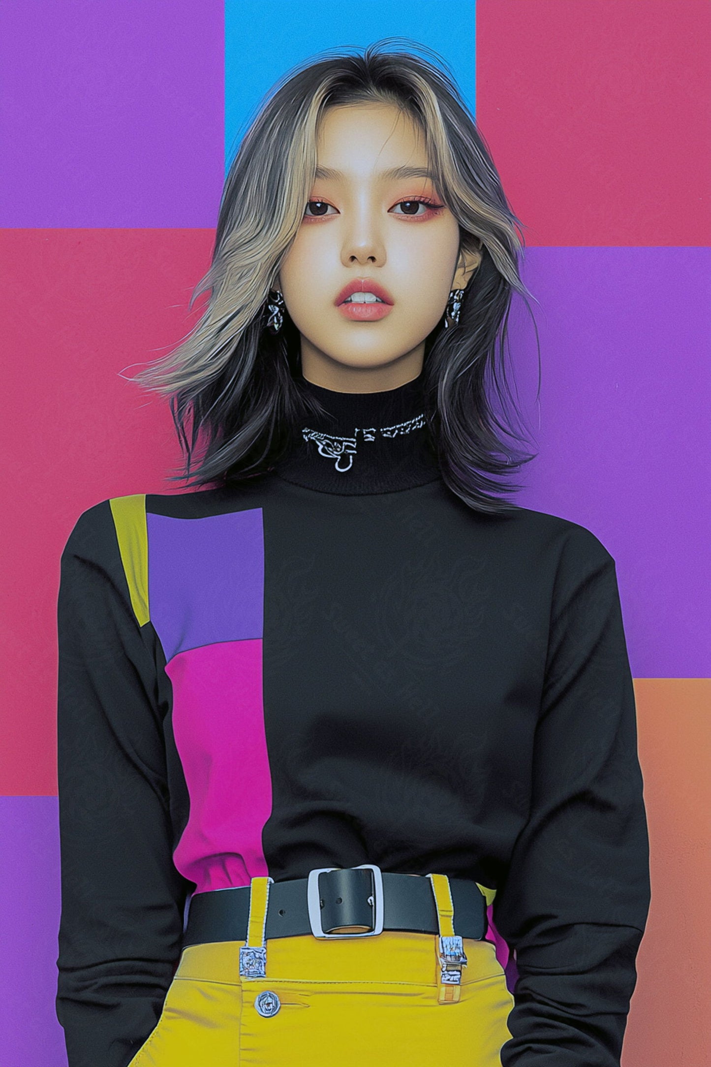 Modern Art Styled Fashion Ad Photo 02 by 03 164 SN2664 - Sweet As Hell Designs