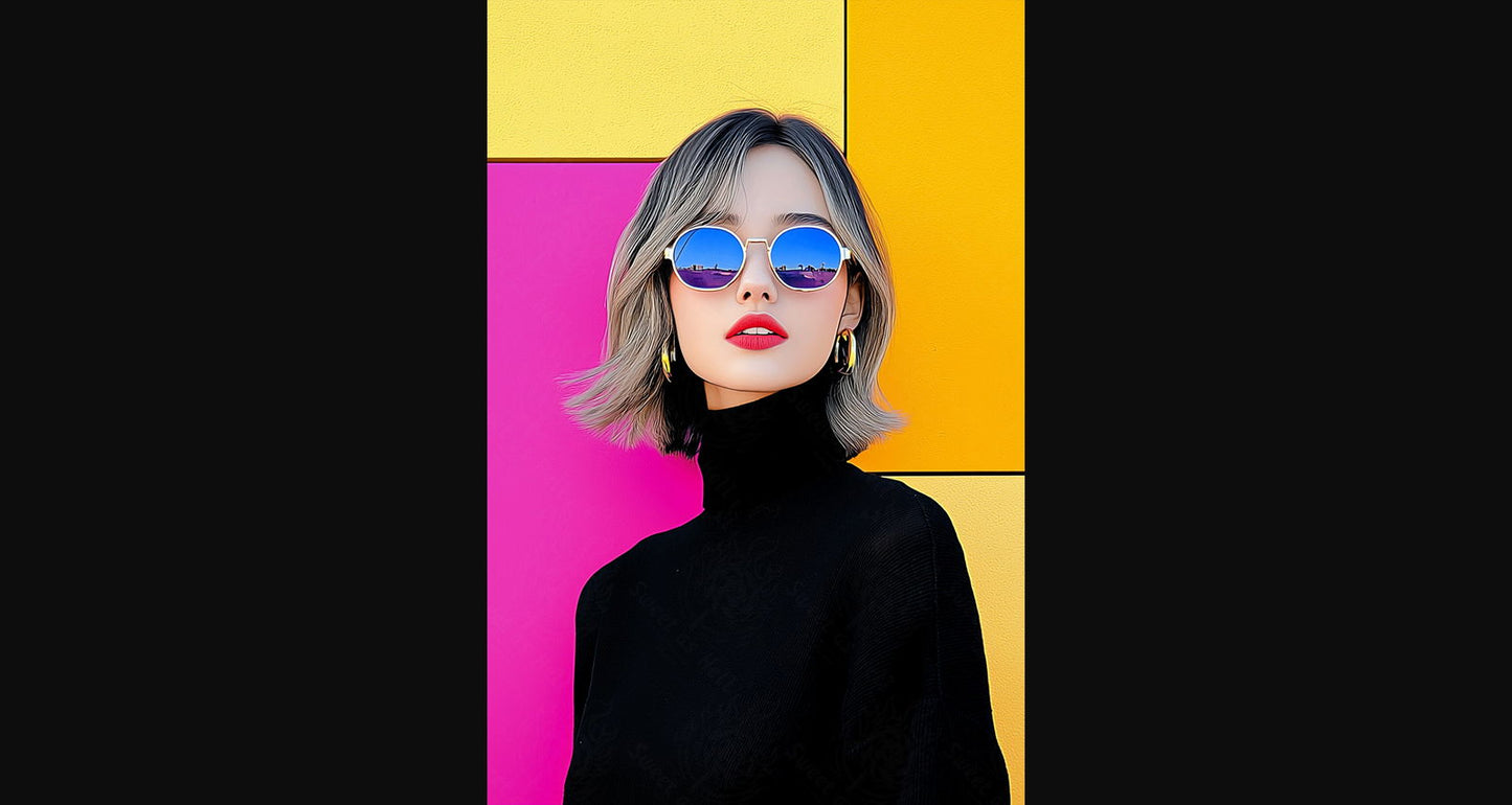 Modern Art Styled Fashion Ad Photo 02 by 03 165 SN2665 - Sweet As Hell Designs