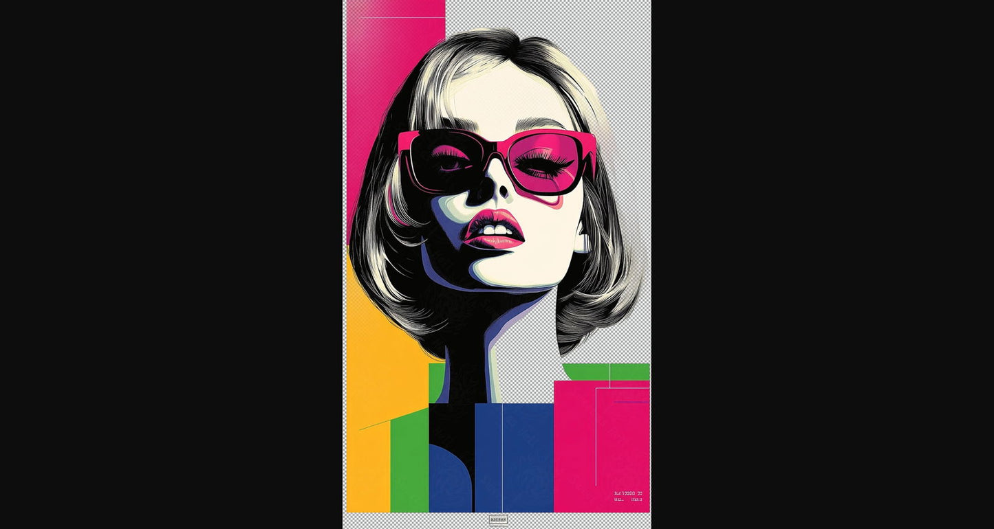 Modern Art Styled Fashion Ad Photo With A Transparent Background 122 SN2949 - Sweet As Hell Designs