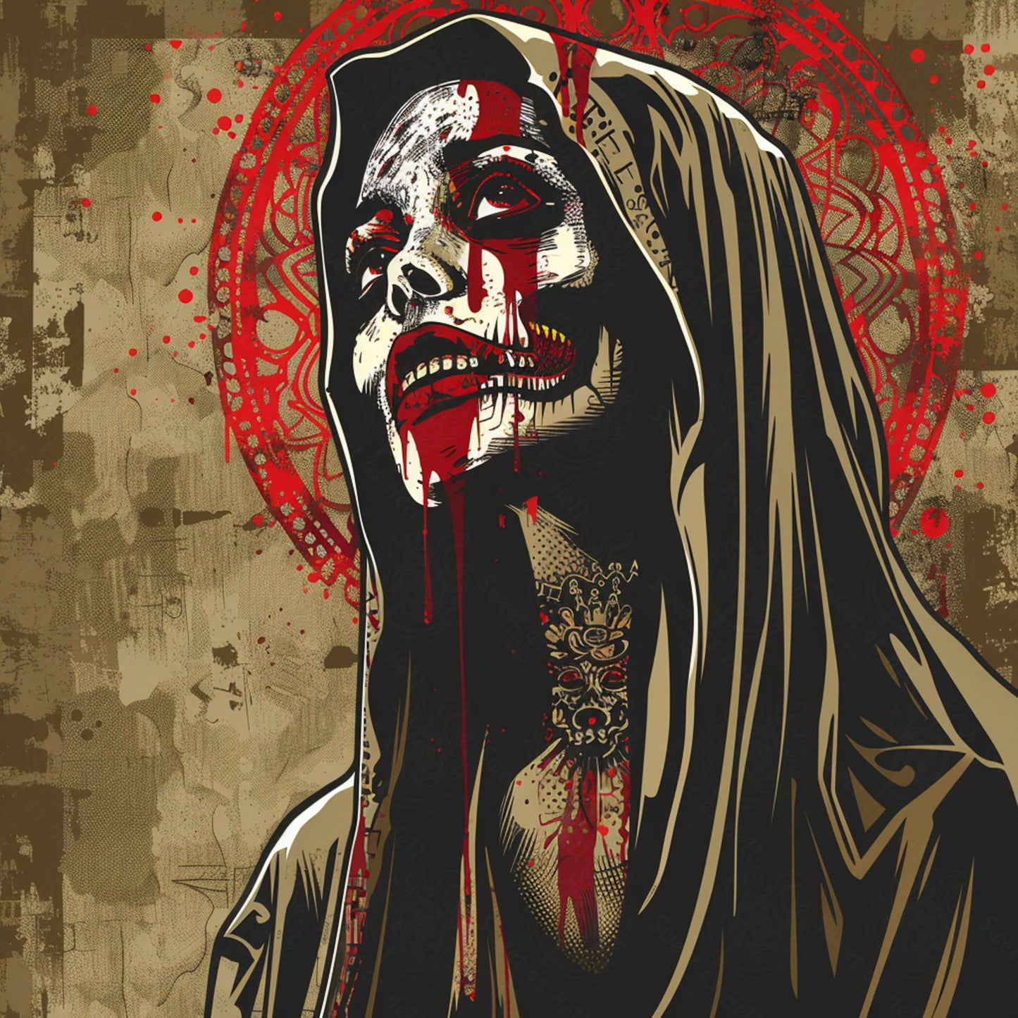 Mother Muerte 01 by 01 021 SN1354 - Sweet As Hell Designs