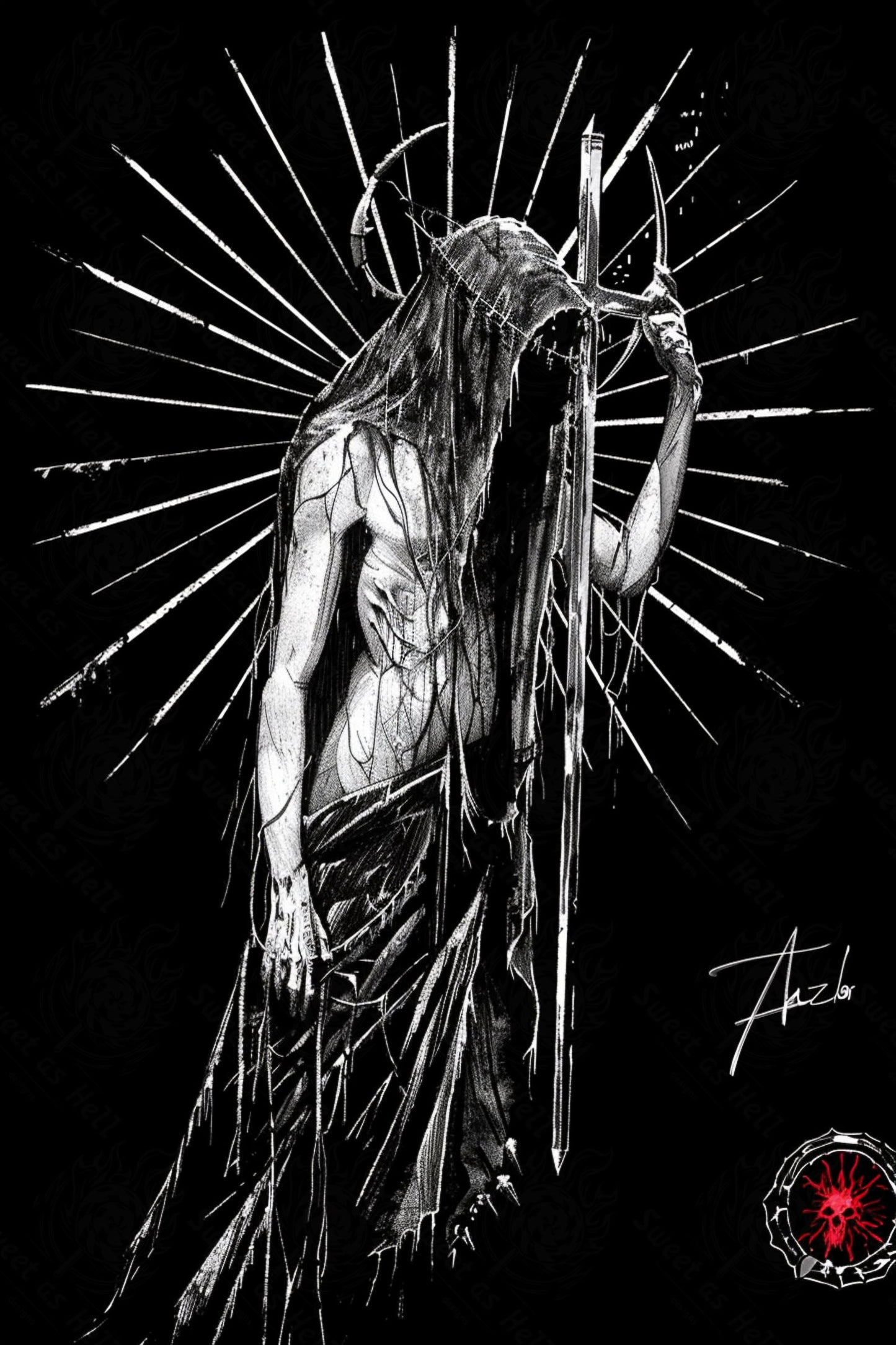 Mother Muerte 02 by 03 006 SN1724 - Sweet As Hell Designs