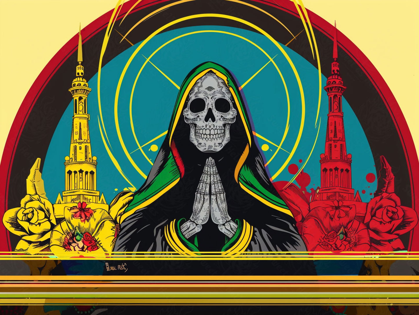 Mother Muerte 04 by 03 001 SN1845 - Sweet As Hell Designs