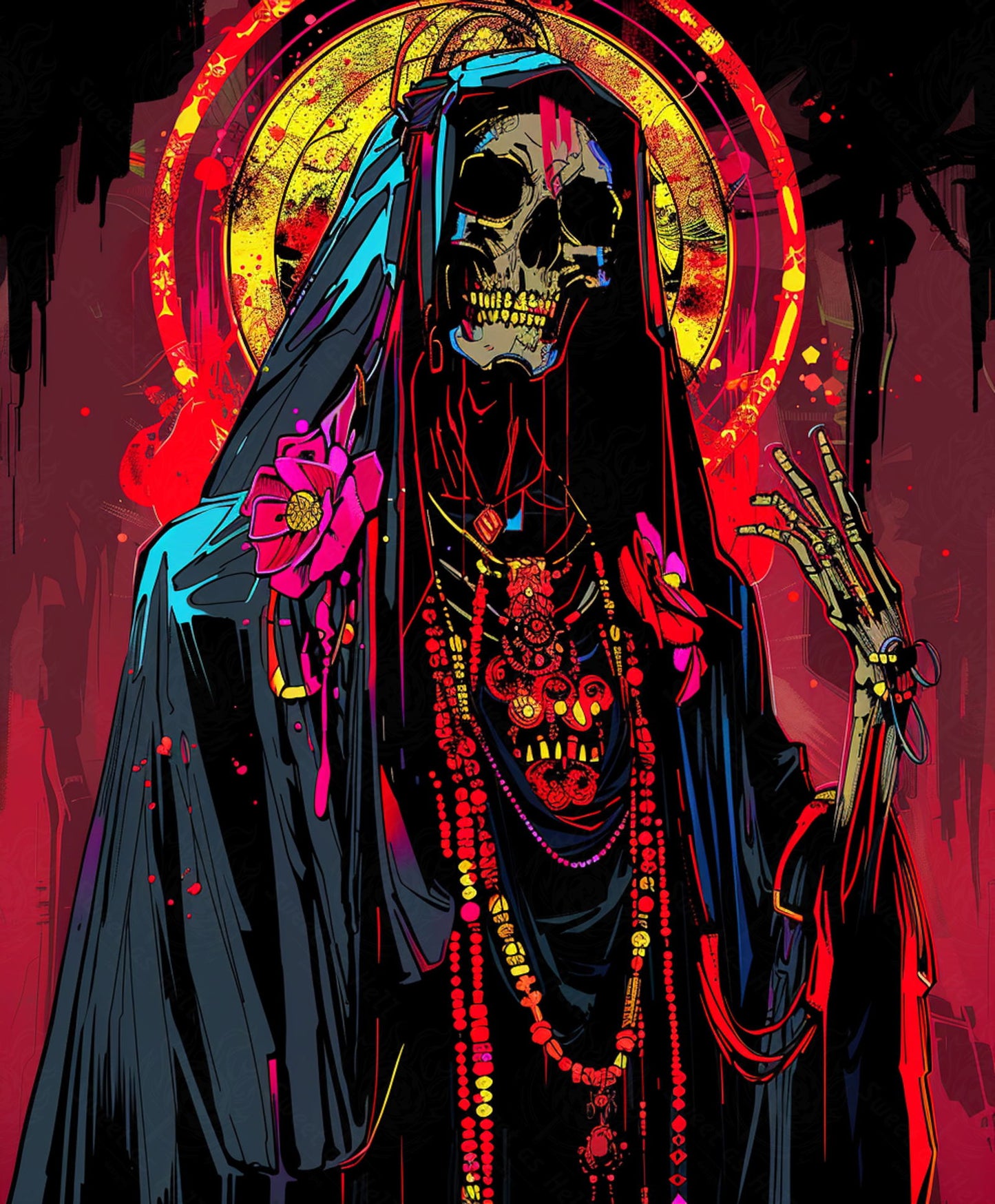Mother Muerte 04 by 05 047 SN1895 - Sweet As Hell Designs