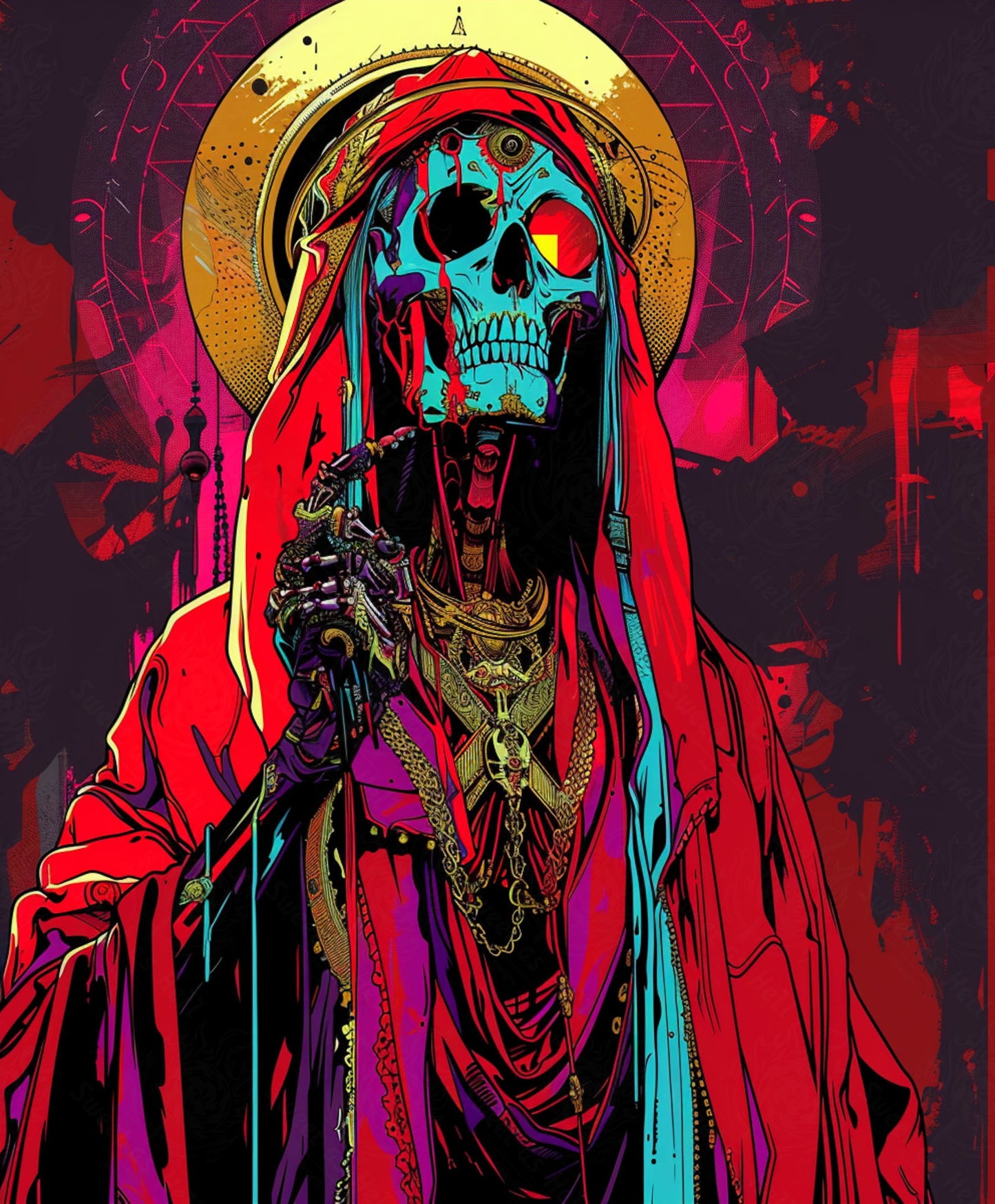 Mother Muerte 04 by 05 048 SN1896 - Sweet As Hell Designs