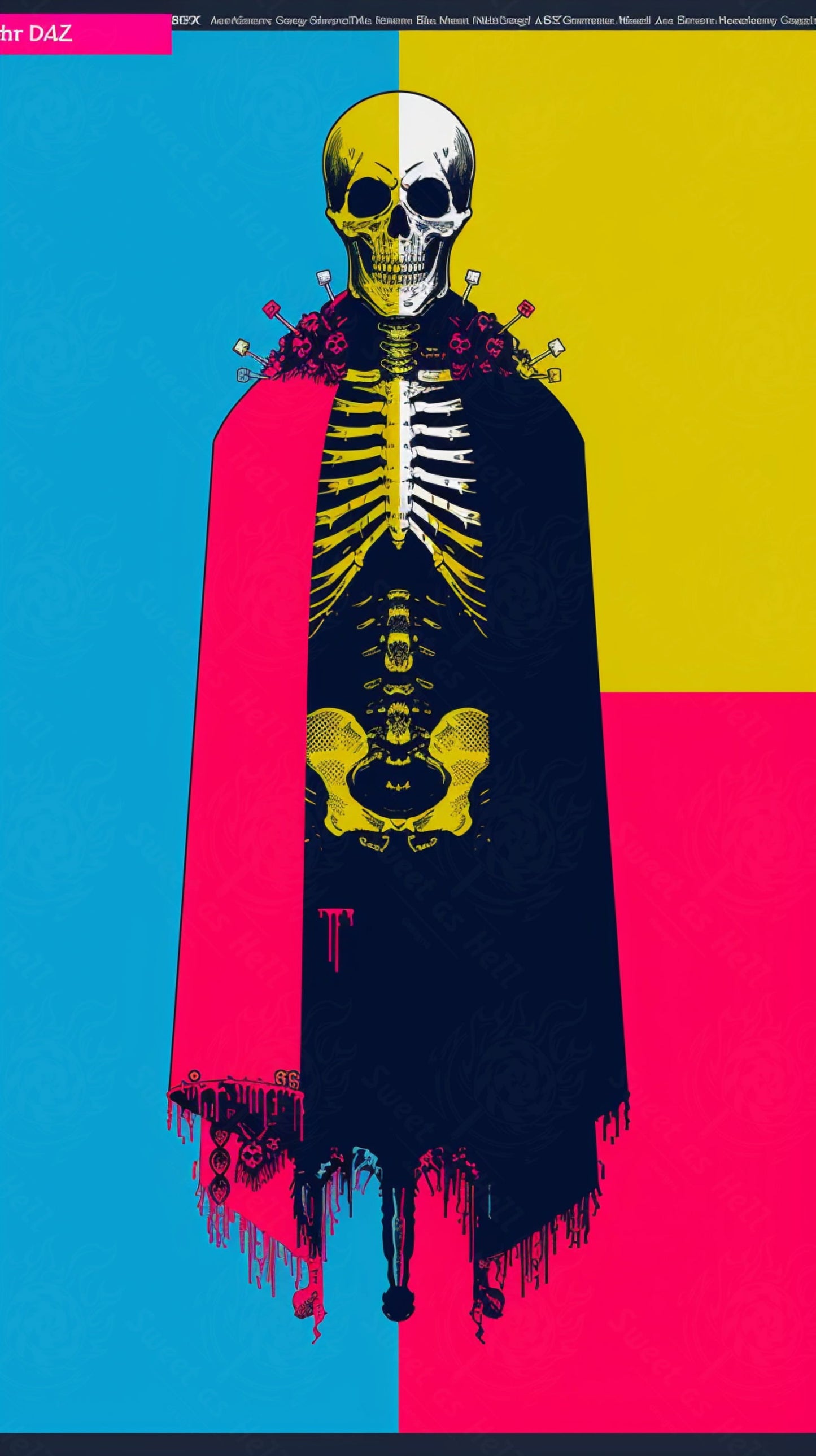 Mother Muerte 09 by 16 100 SN2020 - Sweet As Hell Designs