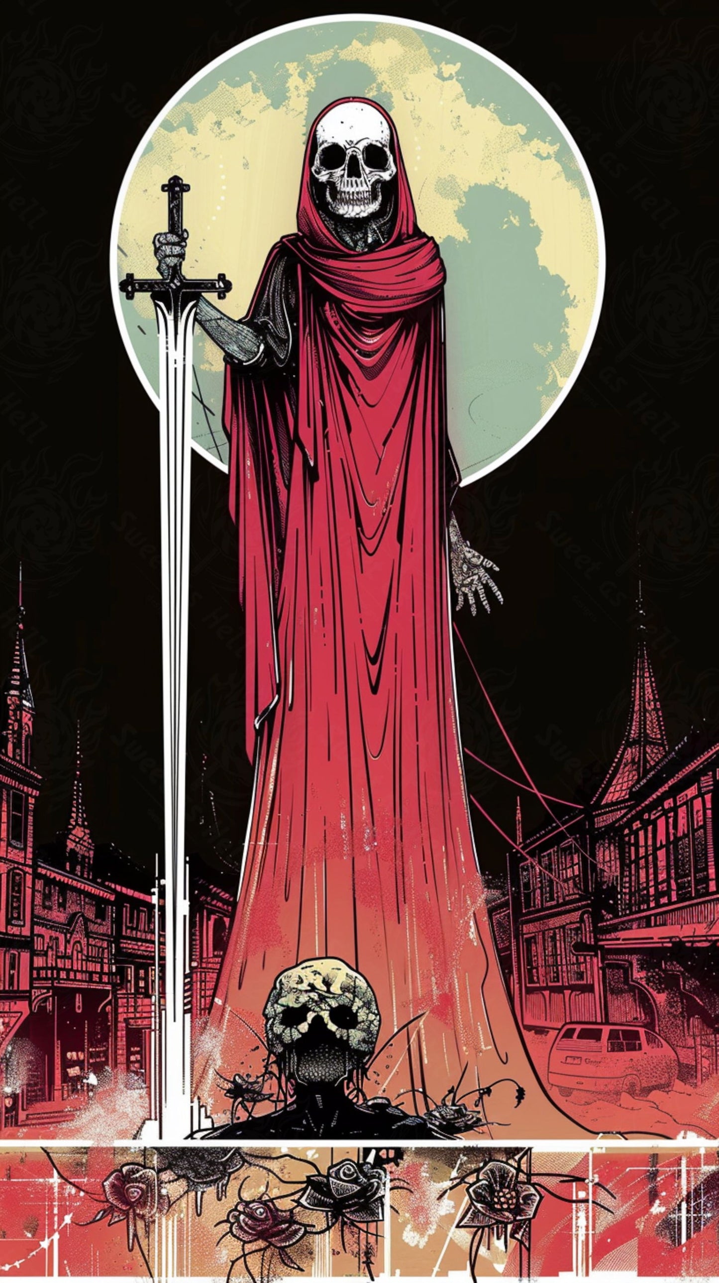 Mother Muerte 09 by 16 109 SN2029 - Sweet As Hell Designs