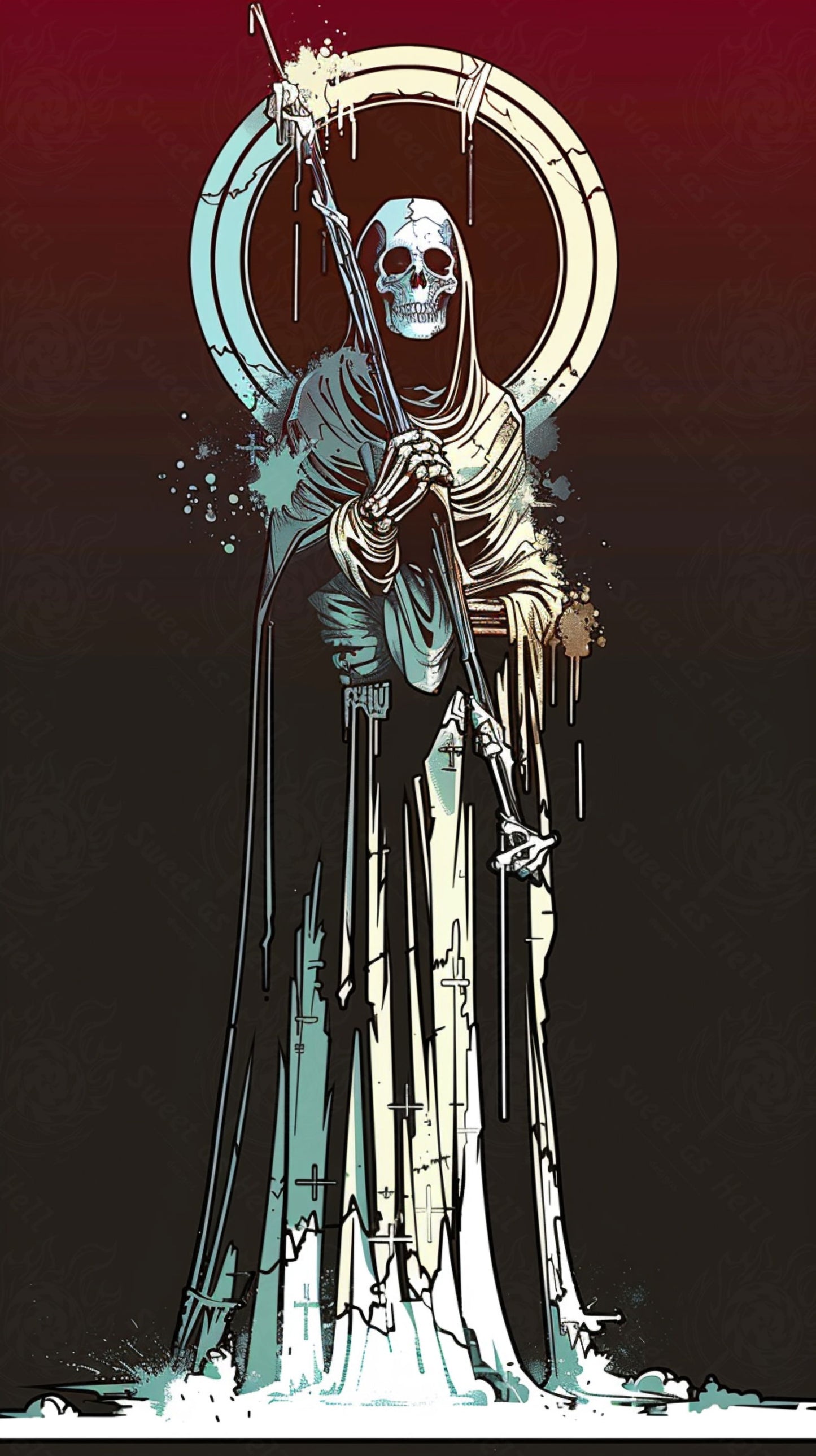 Mother Muerte 09 by 16 114 SN2034 - Sweet As Hell Designs