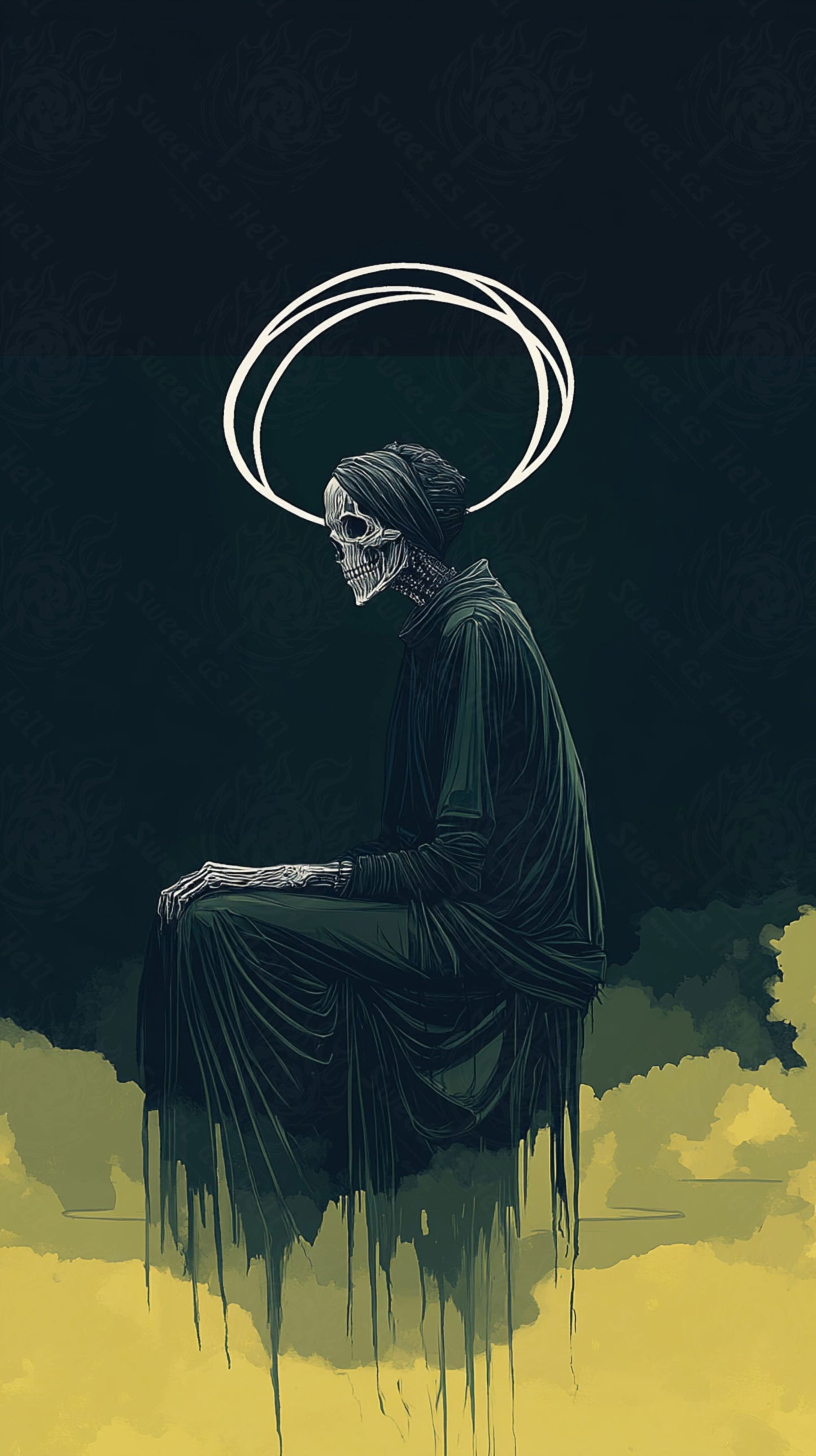 Mother Muerte 09 by 16 125 SN2045 - Sweet As Hell Designs