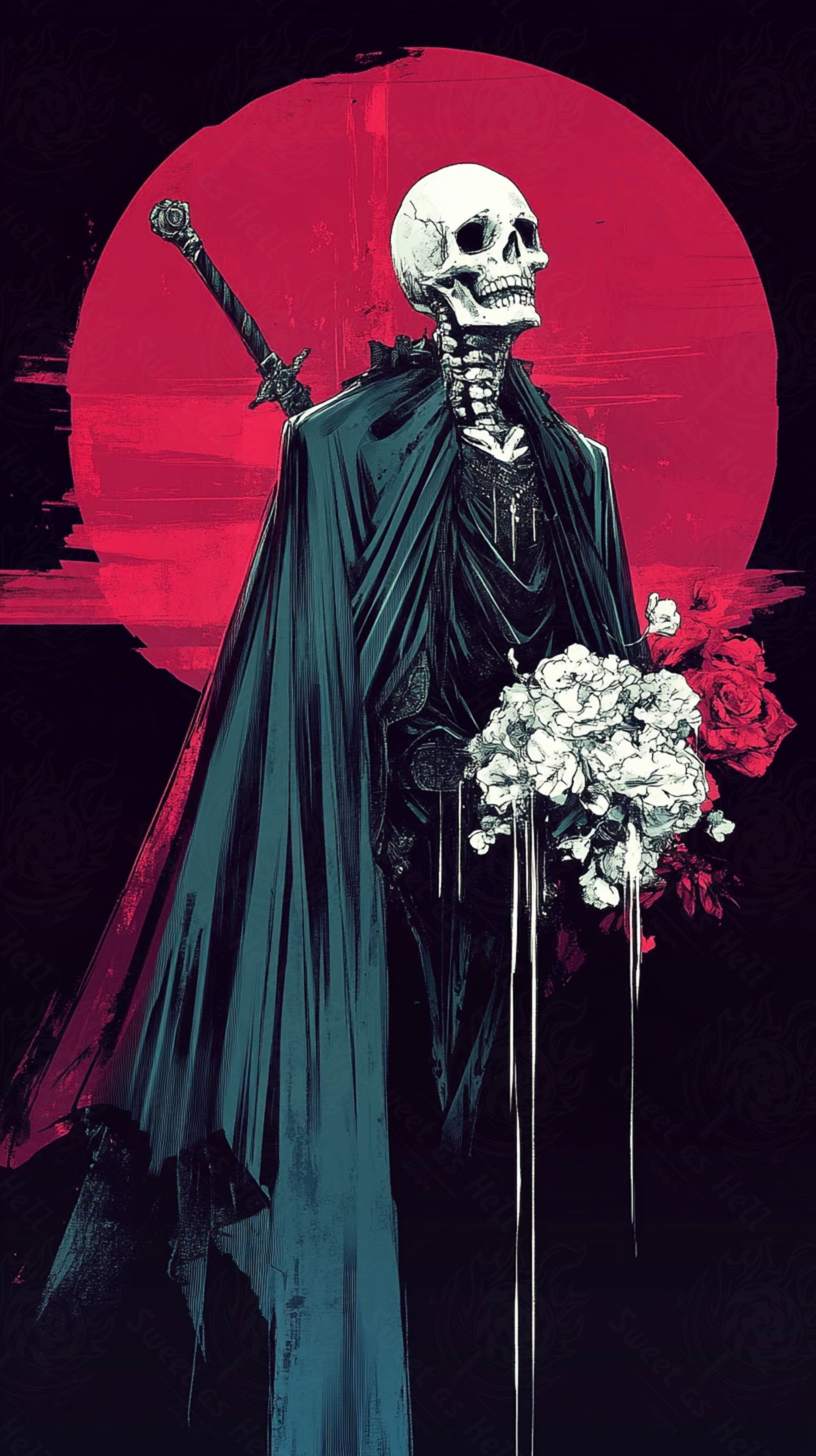 Mother Muerte 09 by 16 127 SN2047 - Sweet As Hell Designs