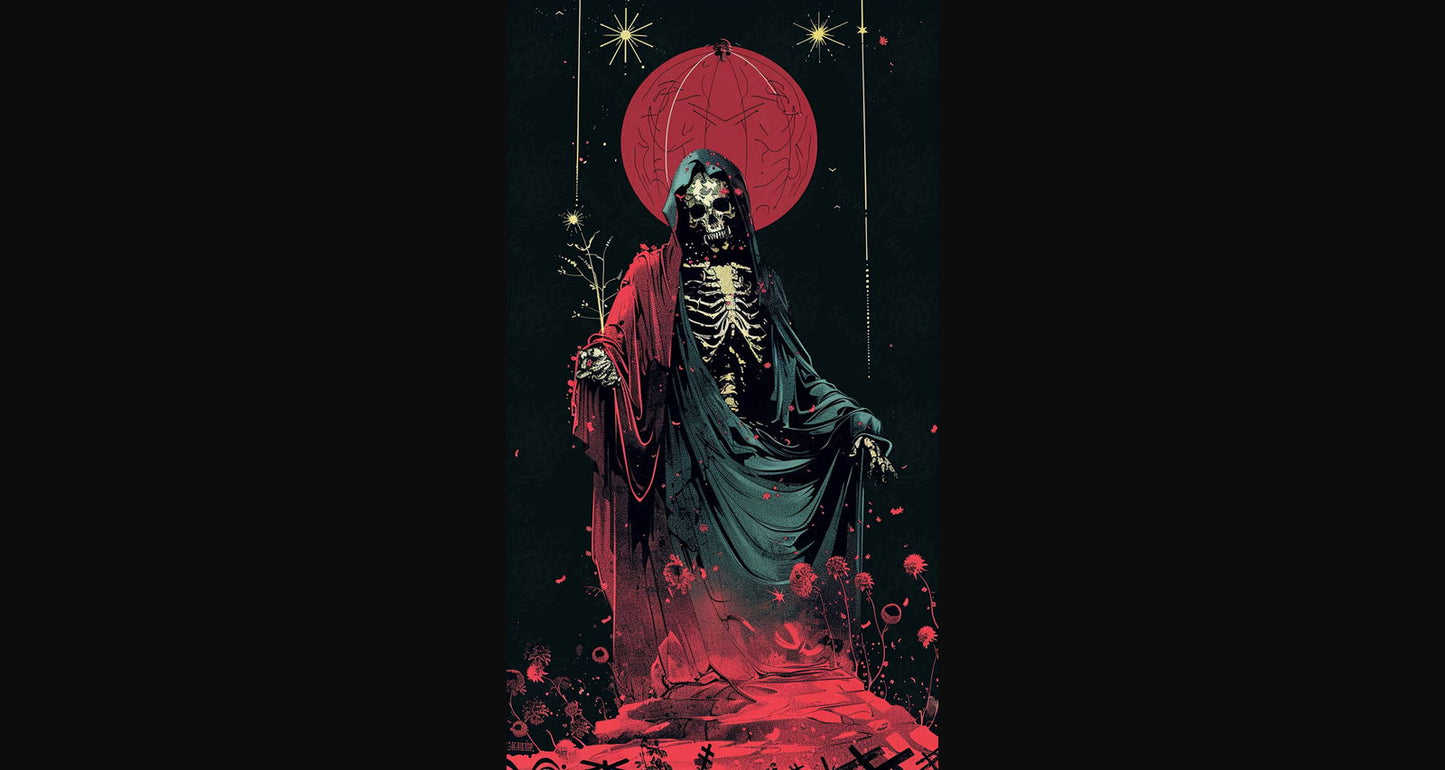 Mother Muerte 09 by 16 128 SN2048 - Sweet As Hell Designs