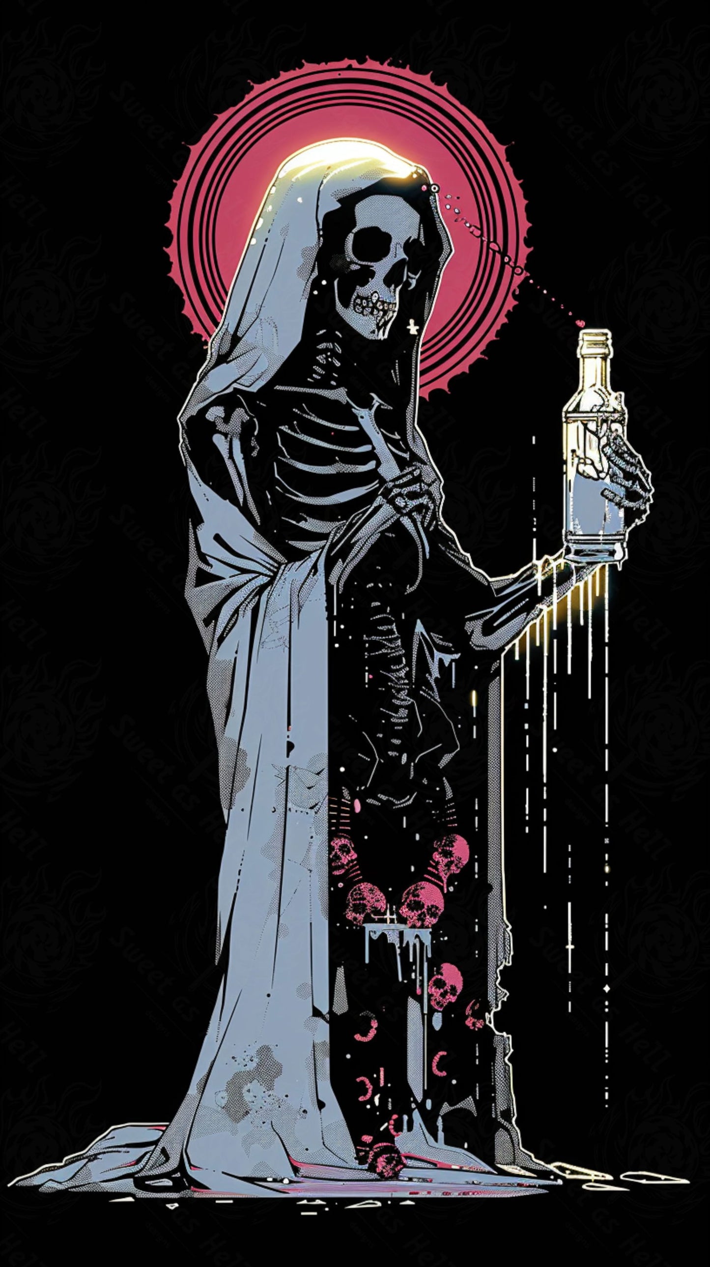 Mother Muerte 09 by 16 134 SN2054 - Sweet As Hell Designs