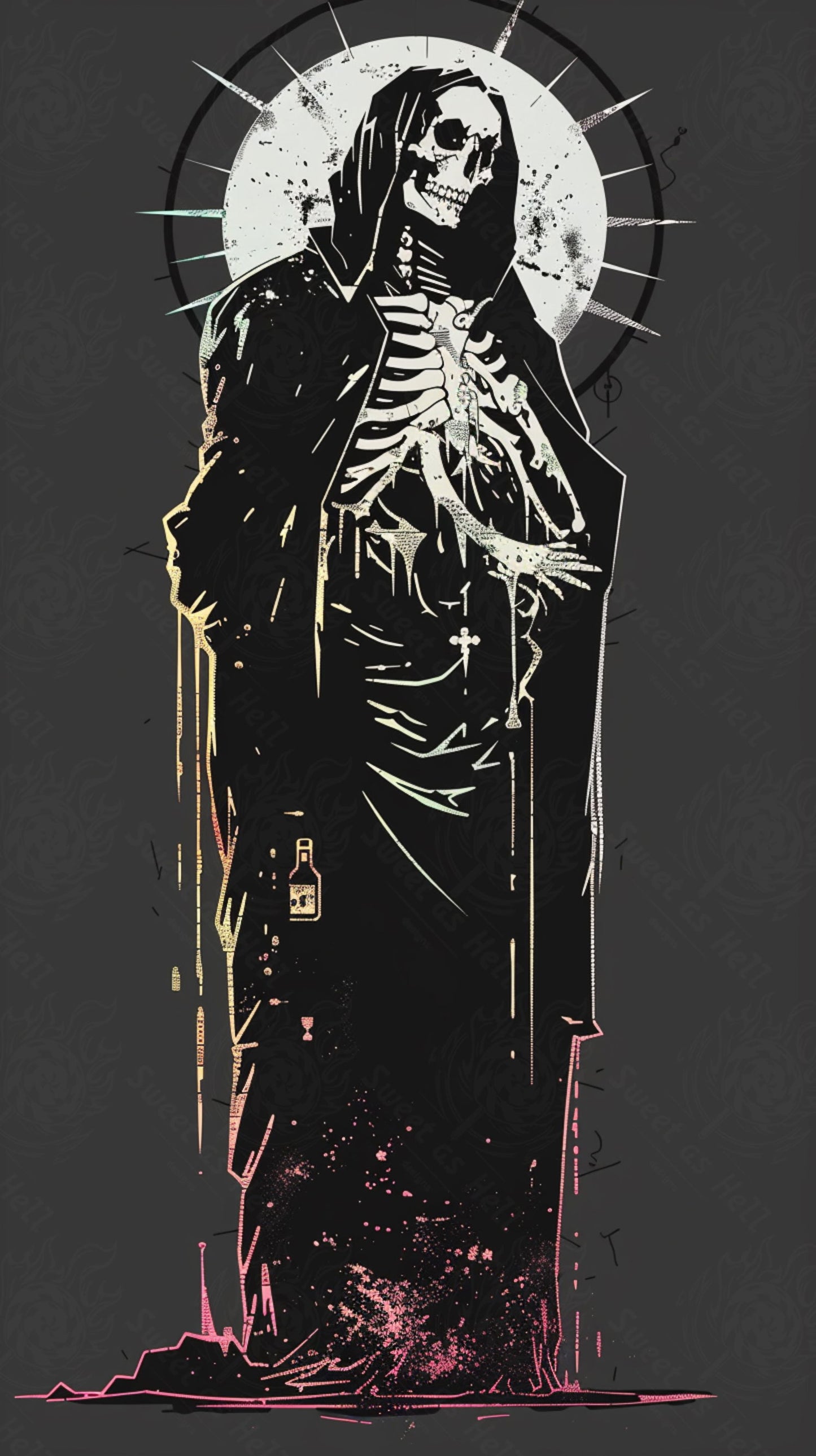 Mother Muerte 09 by 16 135 SN2055 - Sweet As Hell Designs