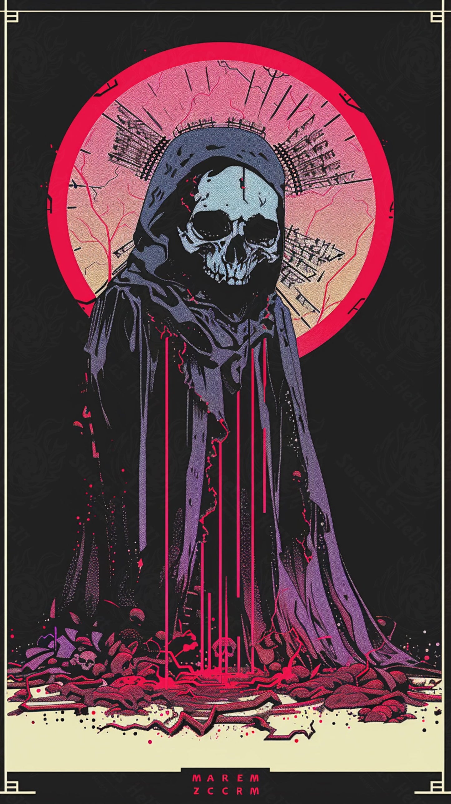 Mother Muerte 09 by 16 136 SN2056 - Sweet As Hell Designs