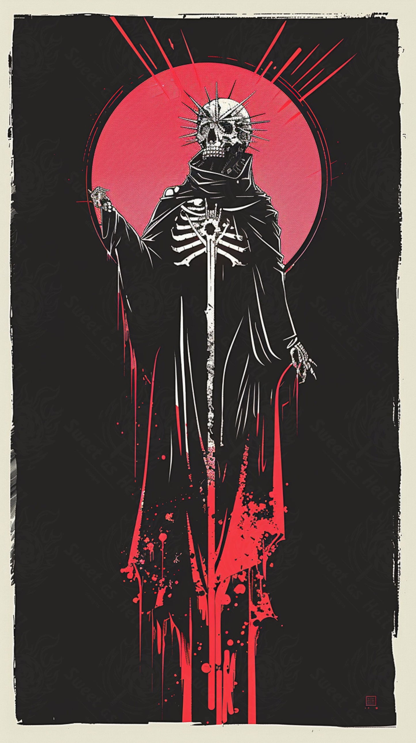 Mother Muerte 09 by 16 139 SN2059 - Sweet As Hell Designs