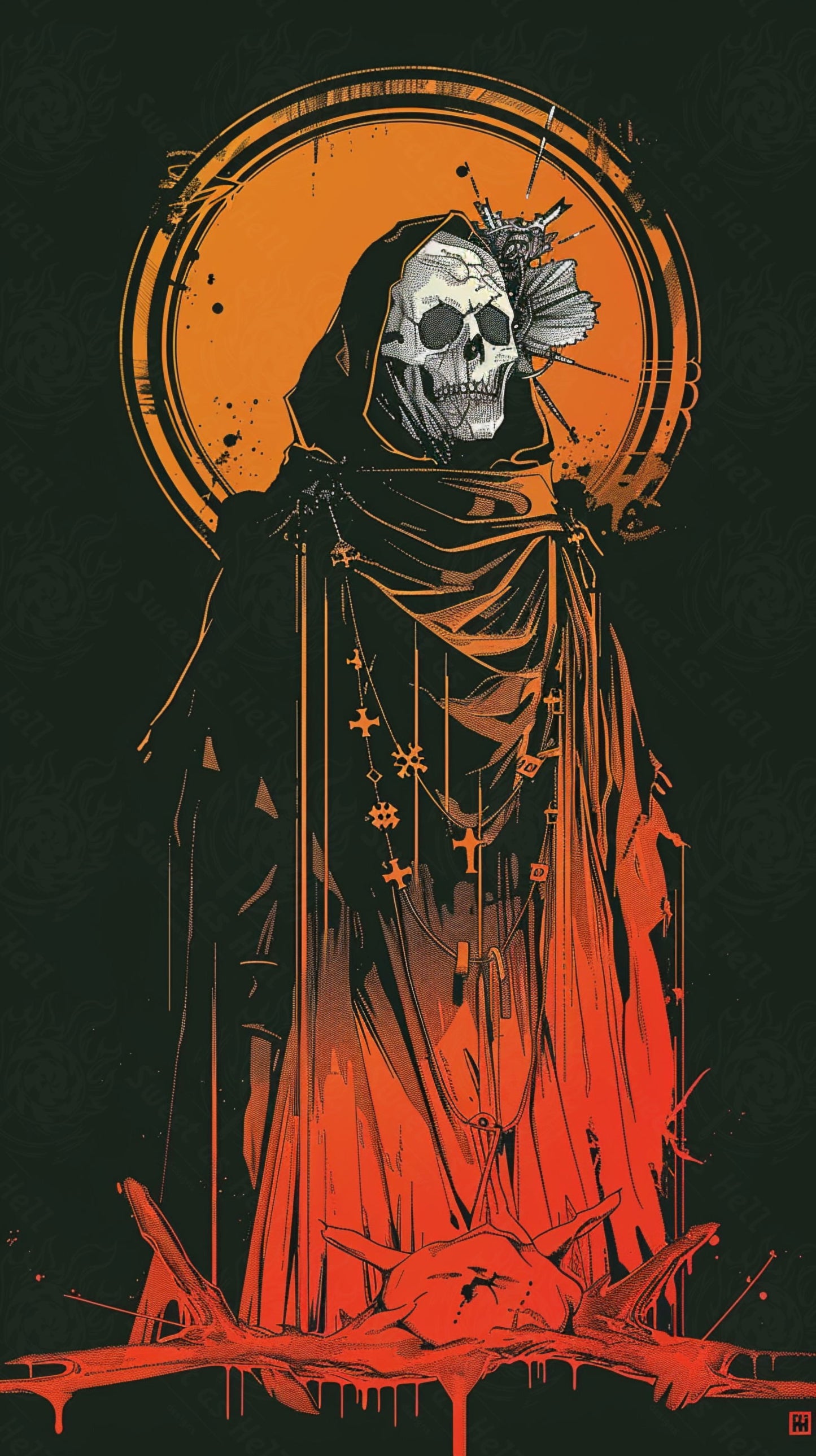 Mother Muerte 09 by 16 145 SN2065 - Sweet As Hell Designs