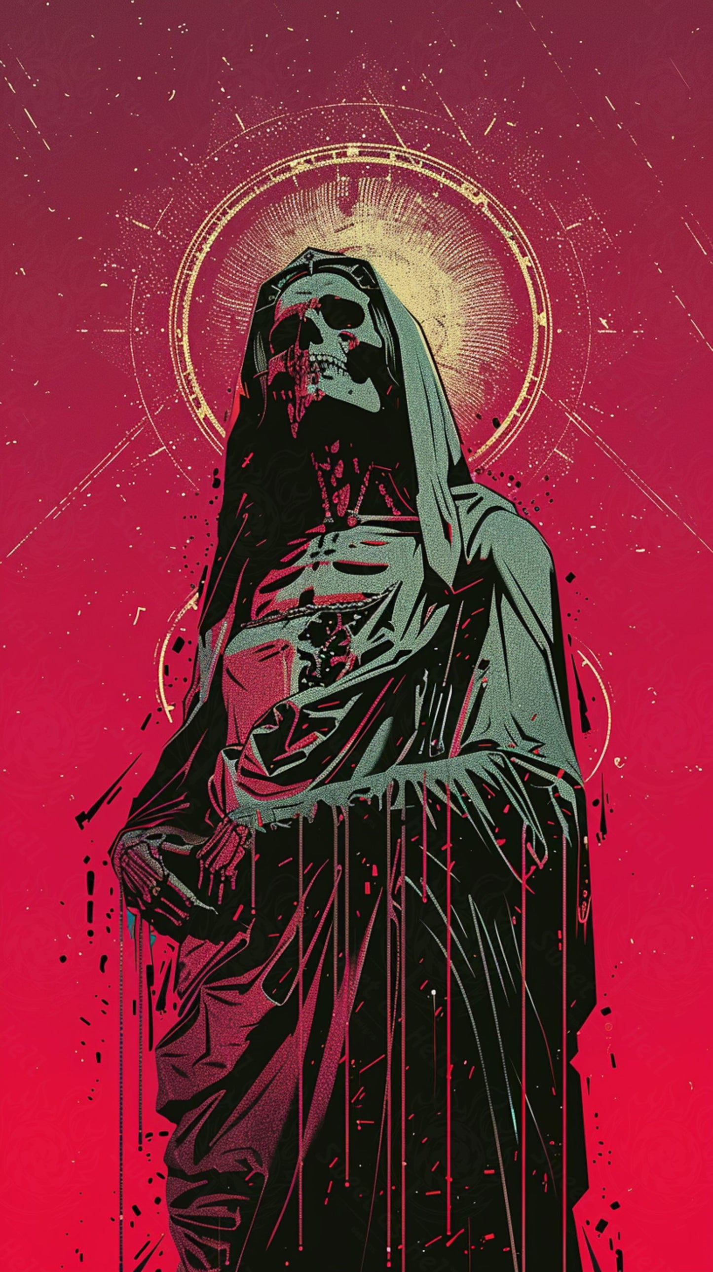 Mother Muerte 09 by 16 146 SN2066 - Sweet As Hell Designs