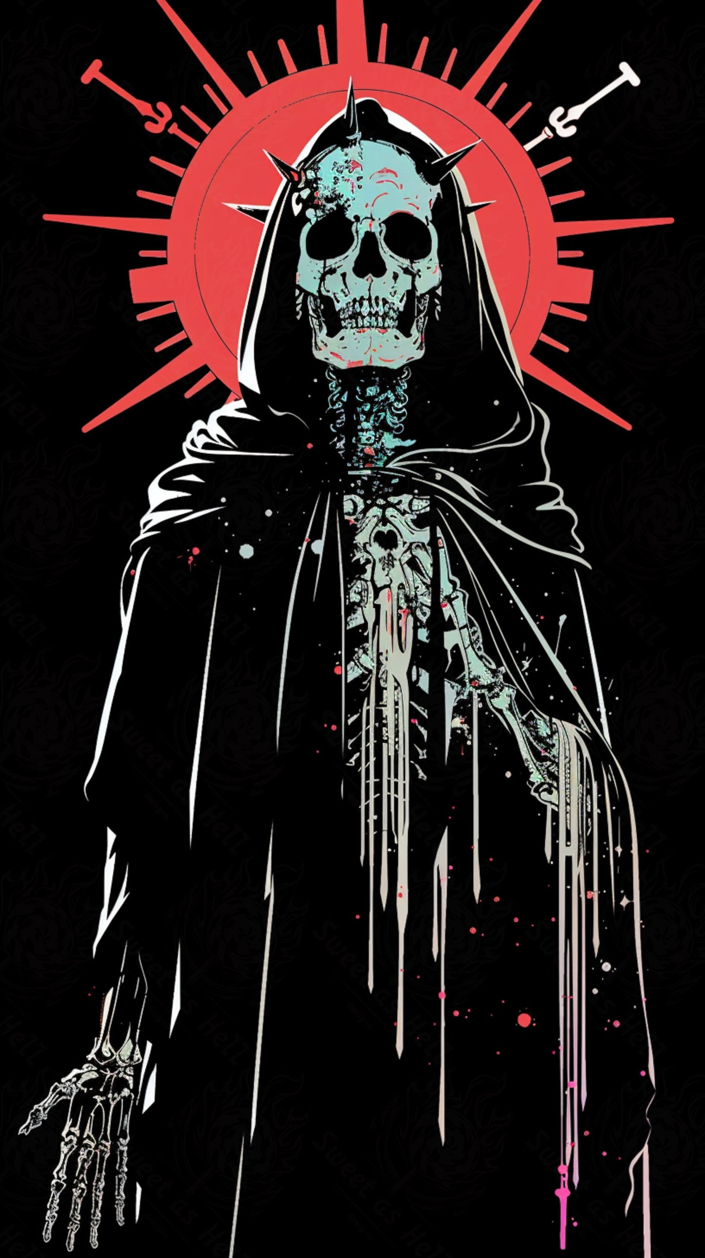Mother Muerte 09 by 16 153 SN2073 - Sweet As Hell Designs