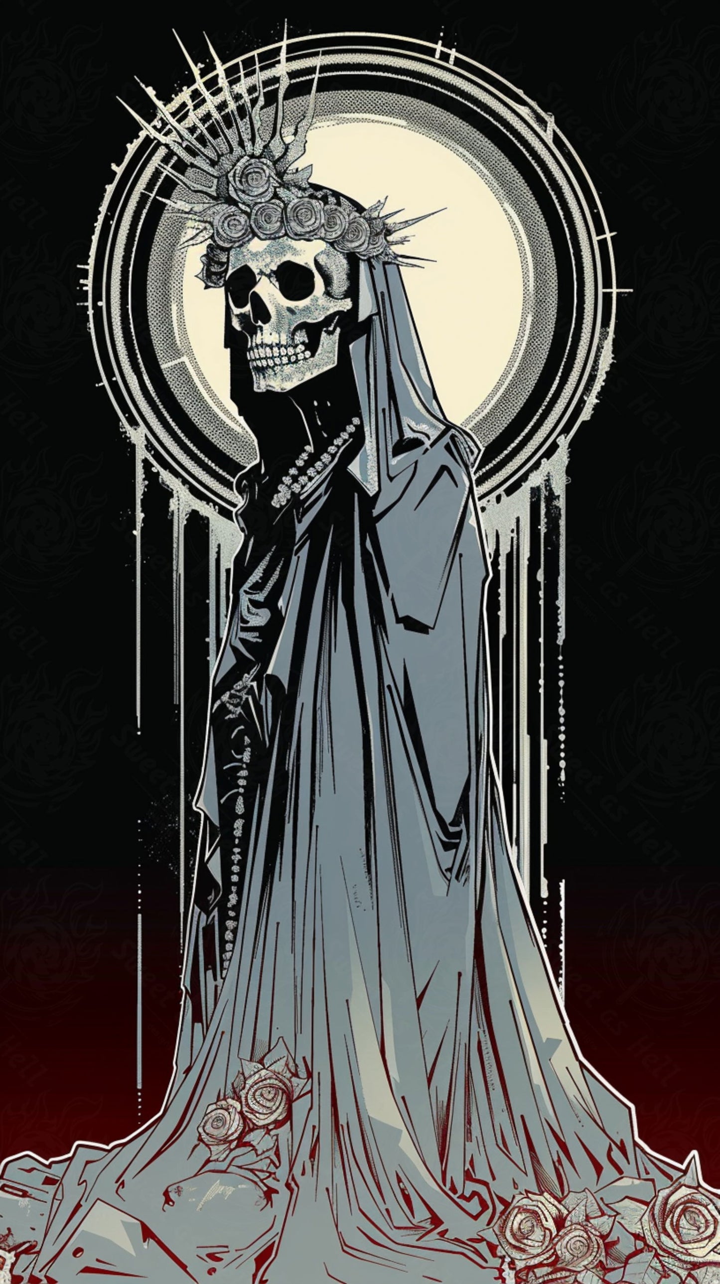 Mother Muerte 09 by 16 159 SN2079 - Sweet As Hell Designs