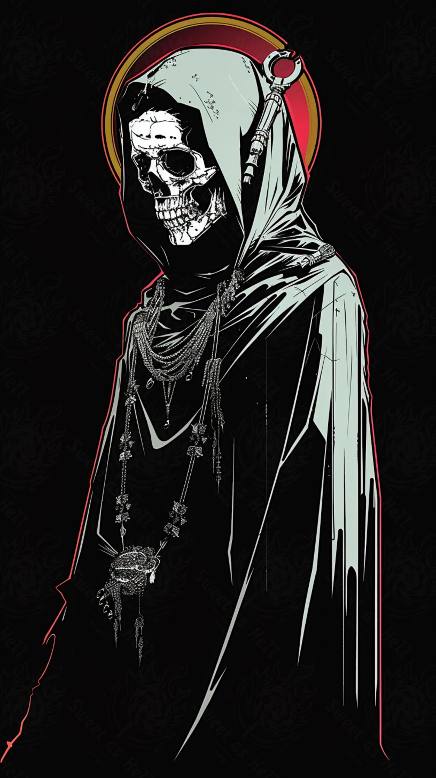 Mother Muerte 09 by 16 160 SN2080 - Sweet As Hell Designs