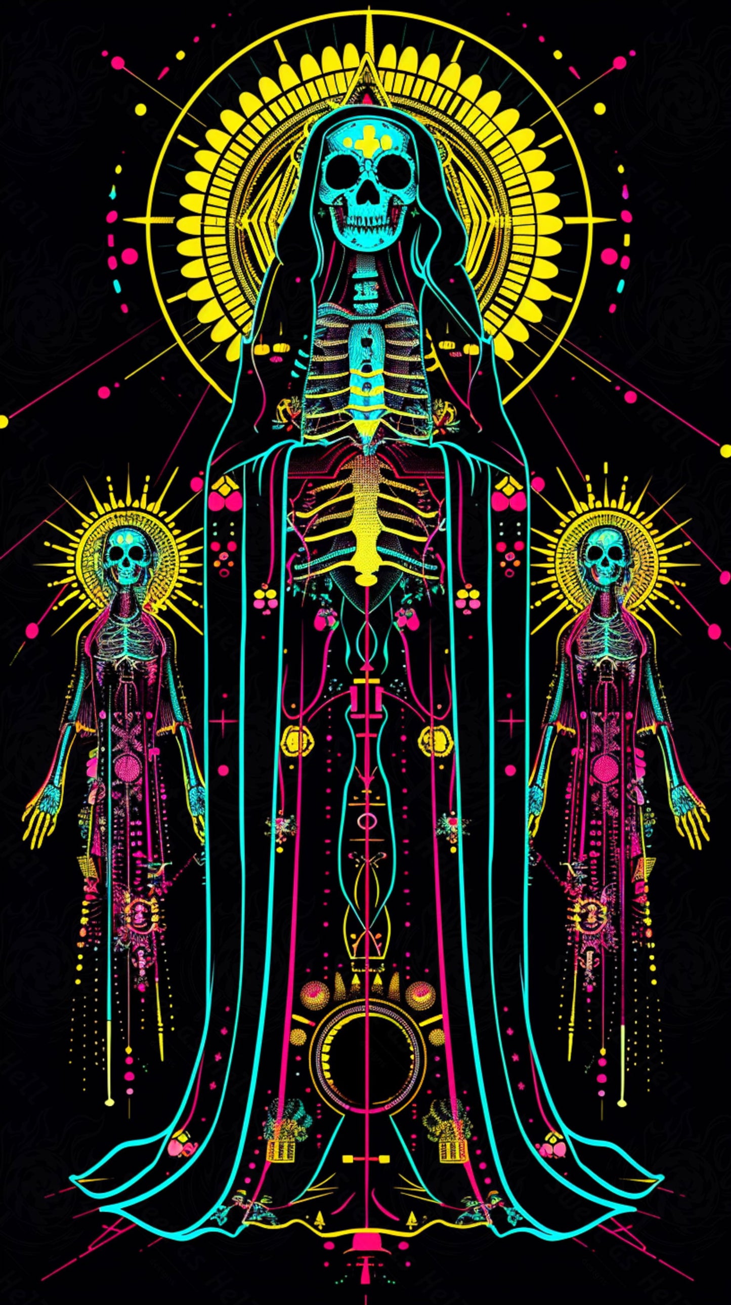 Mother Muerte 09 by 16 168 SN2088 - Sweet As Hell Designs
