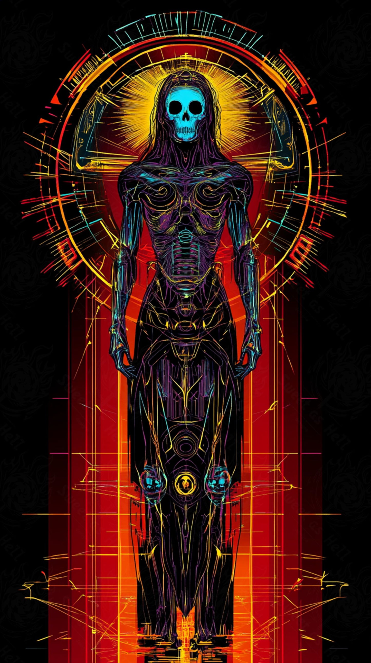 Mother Muerte 09 by 16 170 SN2090 - Sweet As Hell Designs