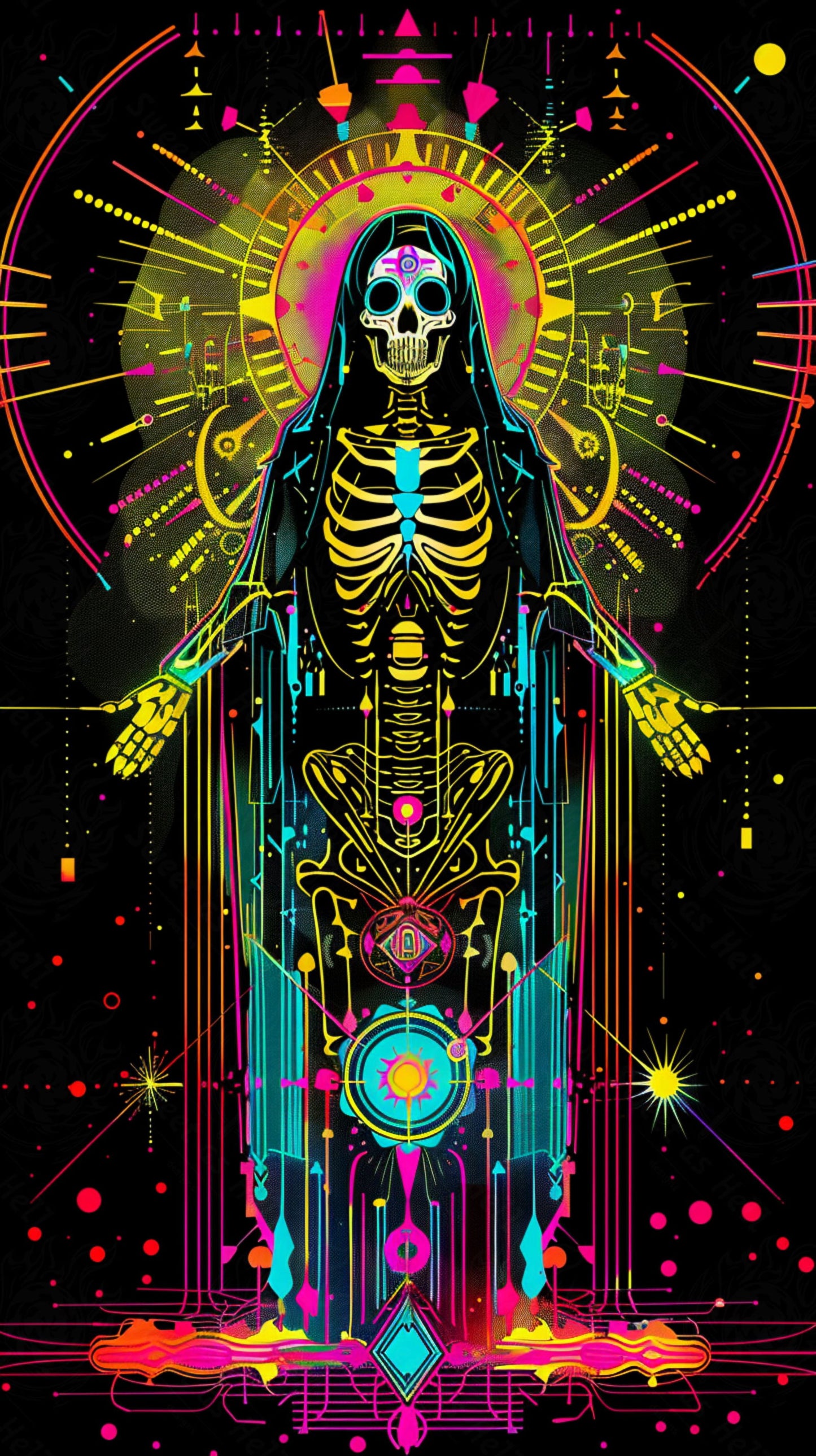 Mother Muerte 09 by 16 175 SN2095 - Sweet As Hell Designs
