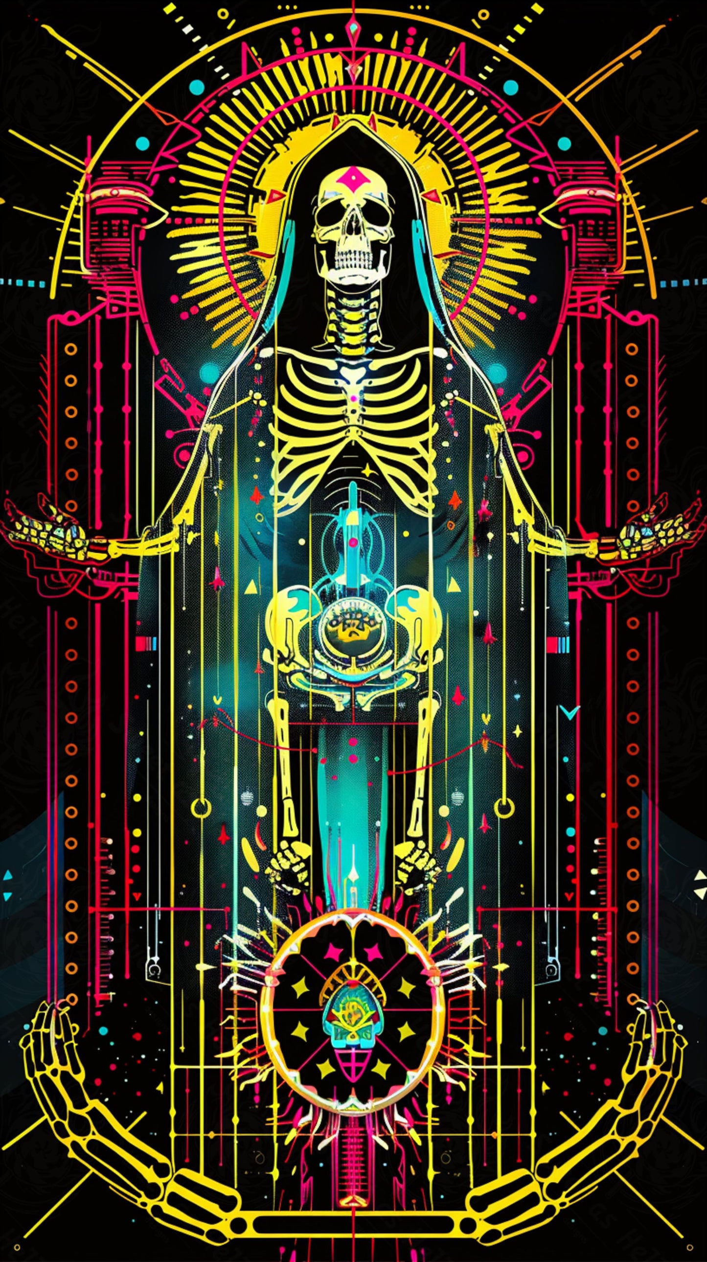 Mother Muerte 09 by 16 176 SN2096 - Sweet As Hell Designs