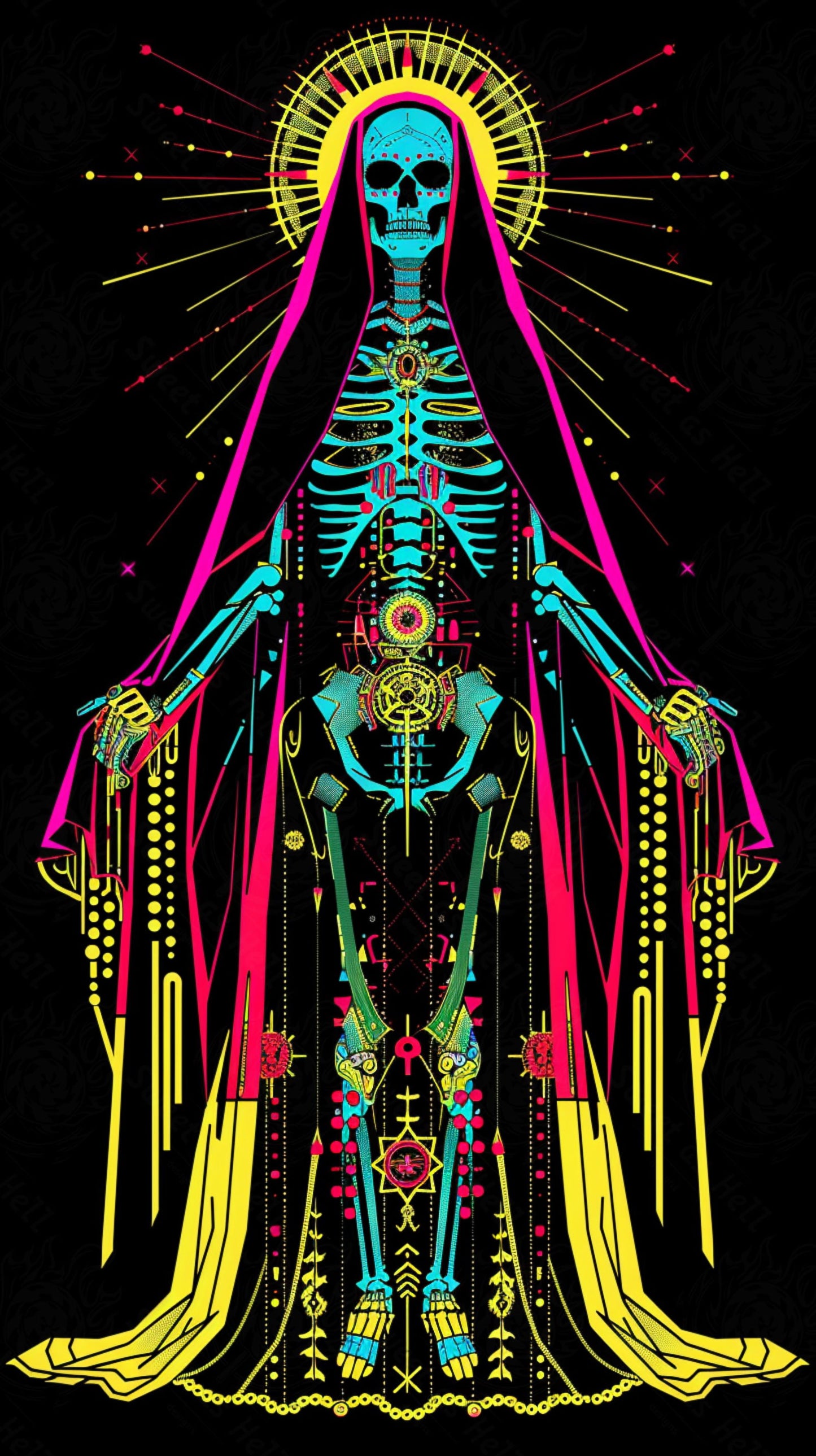 Mother Muerte 09 by 16 177 SN2097 - Sweet As Hell Designs