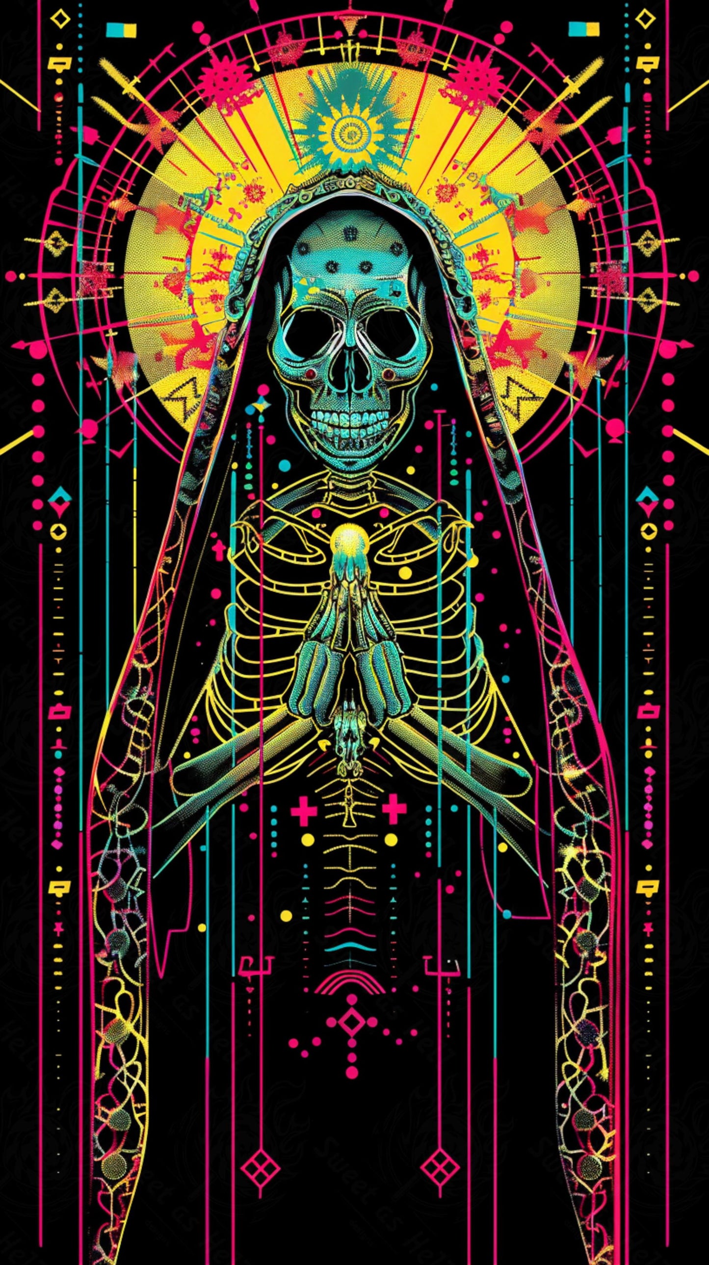 Mother Muerte 09 by 16 178 SN2098 - Sweet As Hell Designs