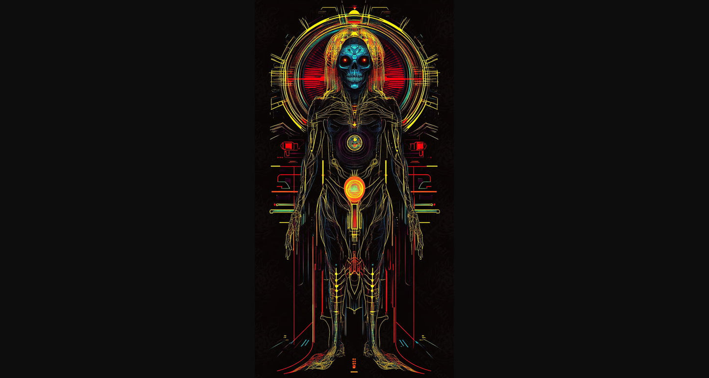 Mother Muerte 09 by 16 180 SN2100 - Sweet As Hell Designs