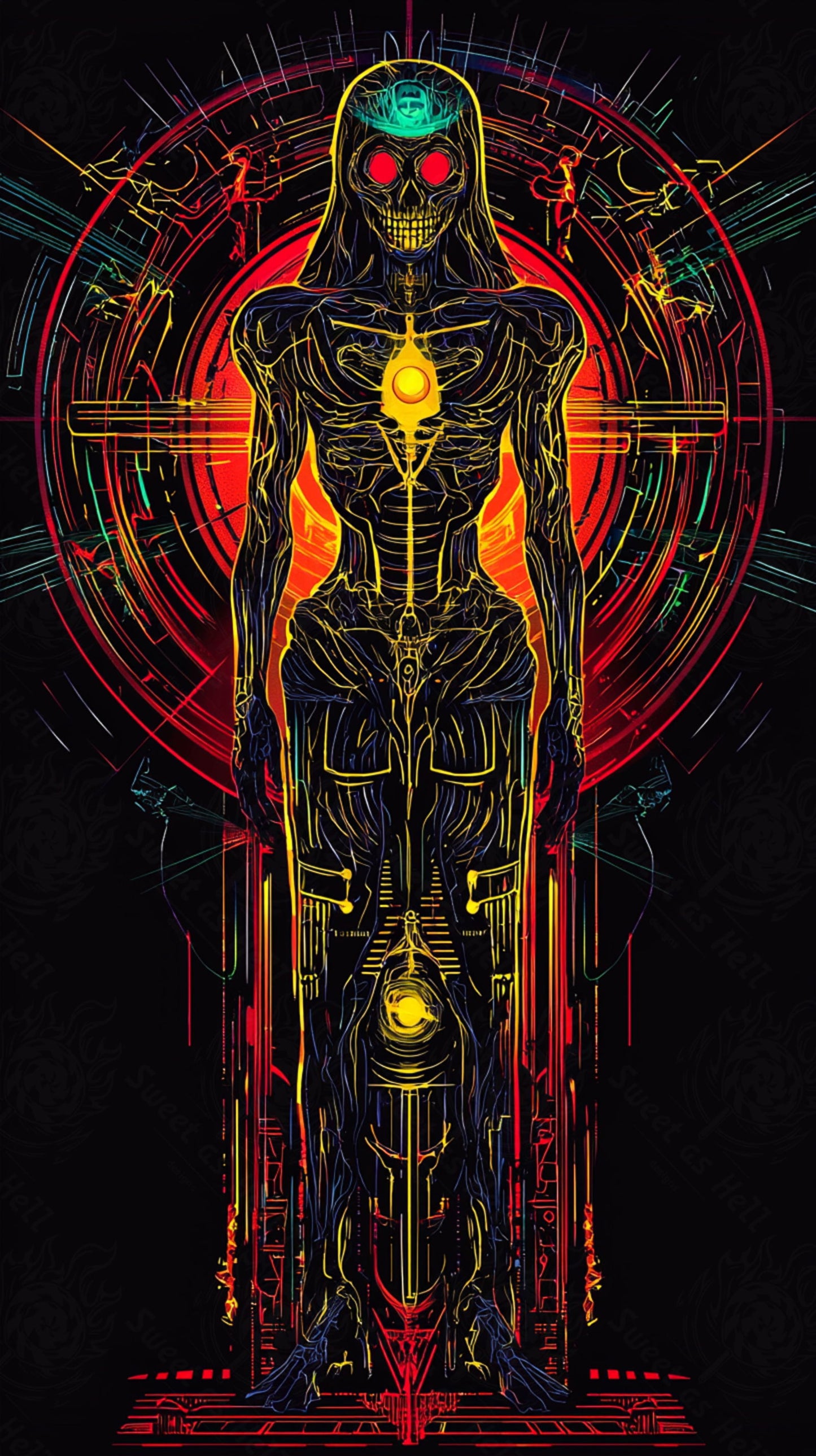 Mother Muerte 09 by 16 182 SN2102 - Sweet As Hell Designs
