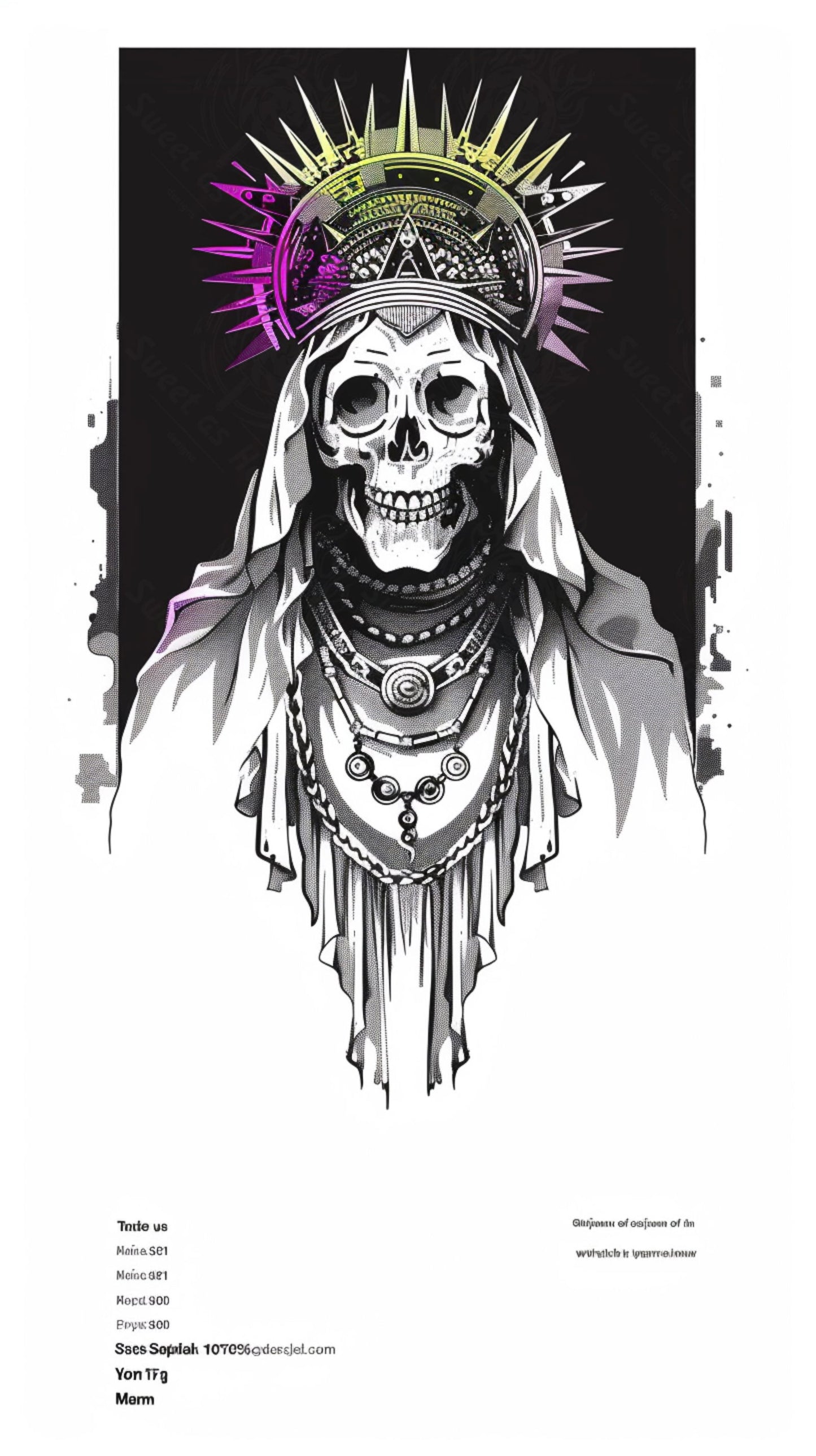 Mother Muerte 09 by 16 187 SN2107 - Sweet As Hell Designs