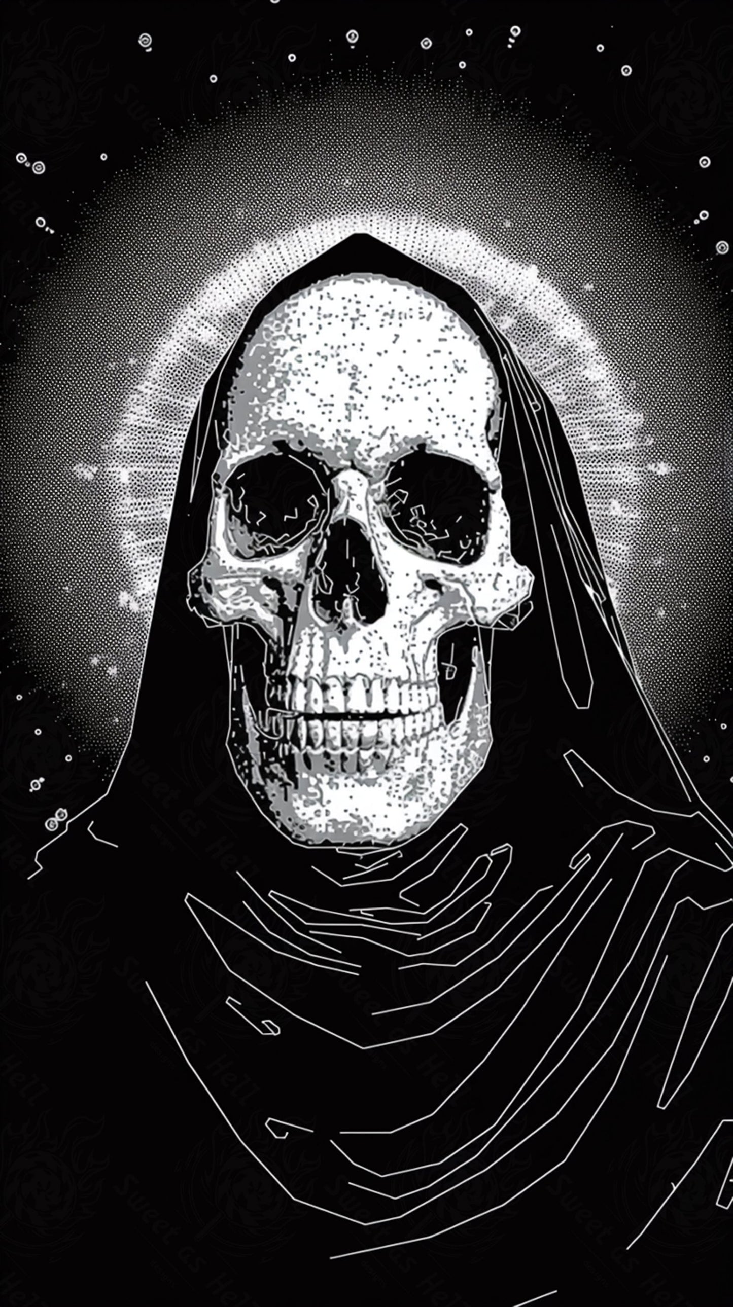 Mother Muerte 09 by 16 195 SN2115 - Sweet As Hell Designs