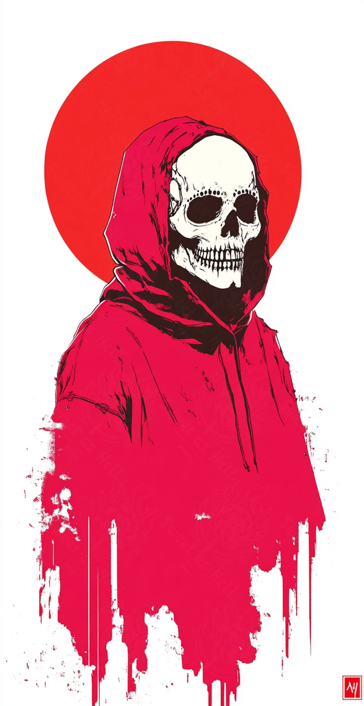 Mother Muerte 09 by 16 199 SN2119 - Sweet As Hell Designs