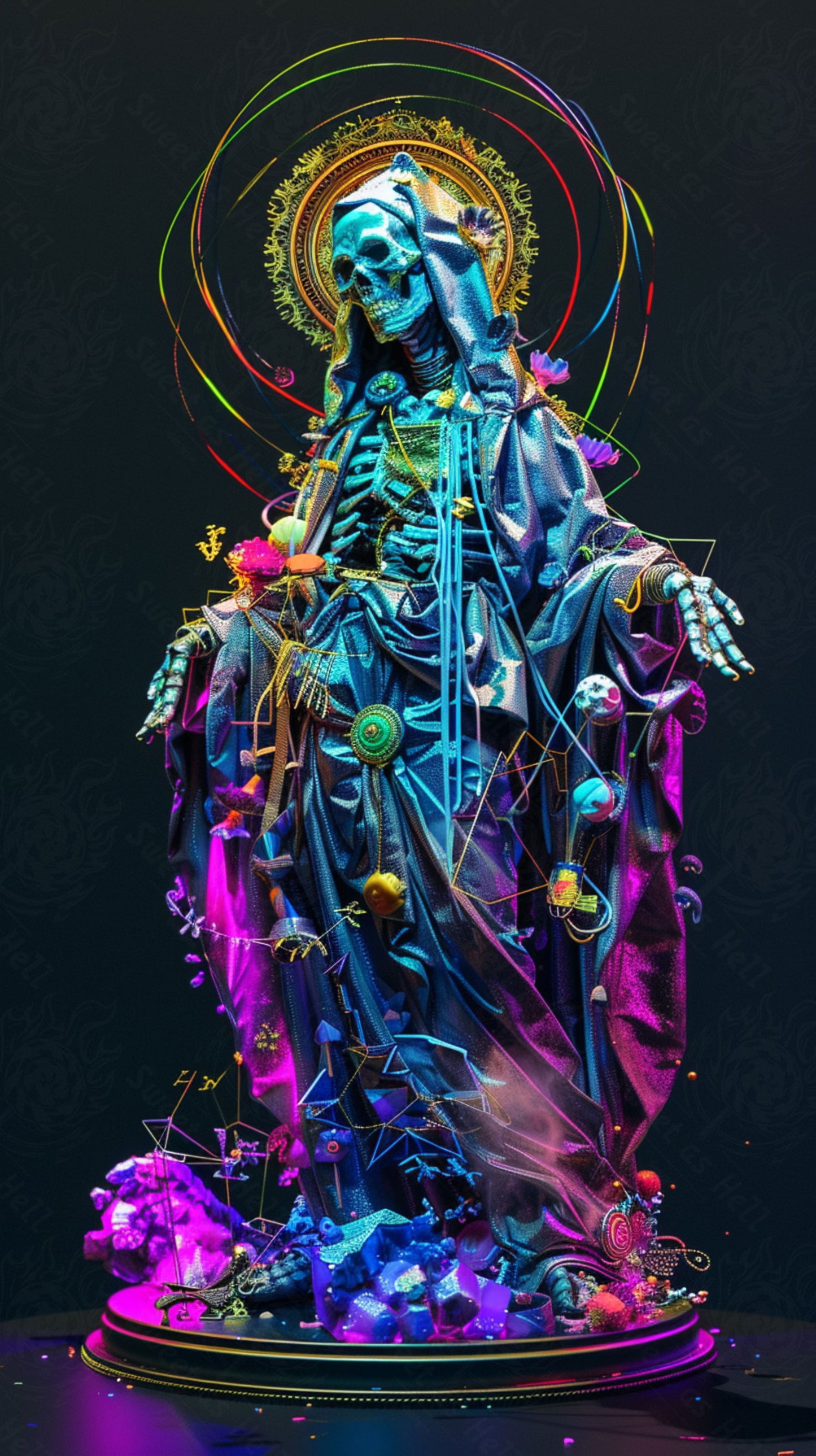 Mother Muerte 09 by 16 210 SN2130 - Sweet As Hell Designs