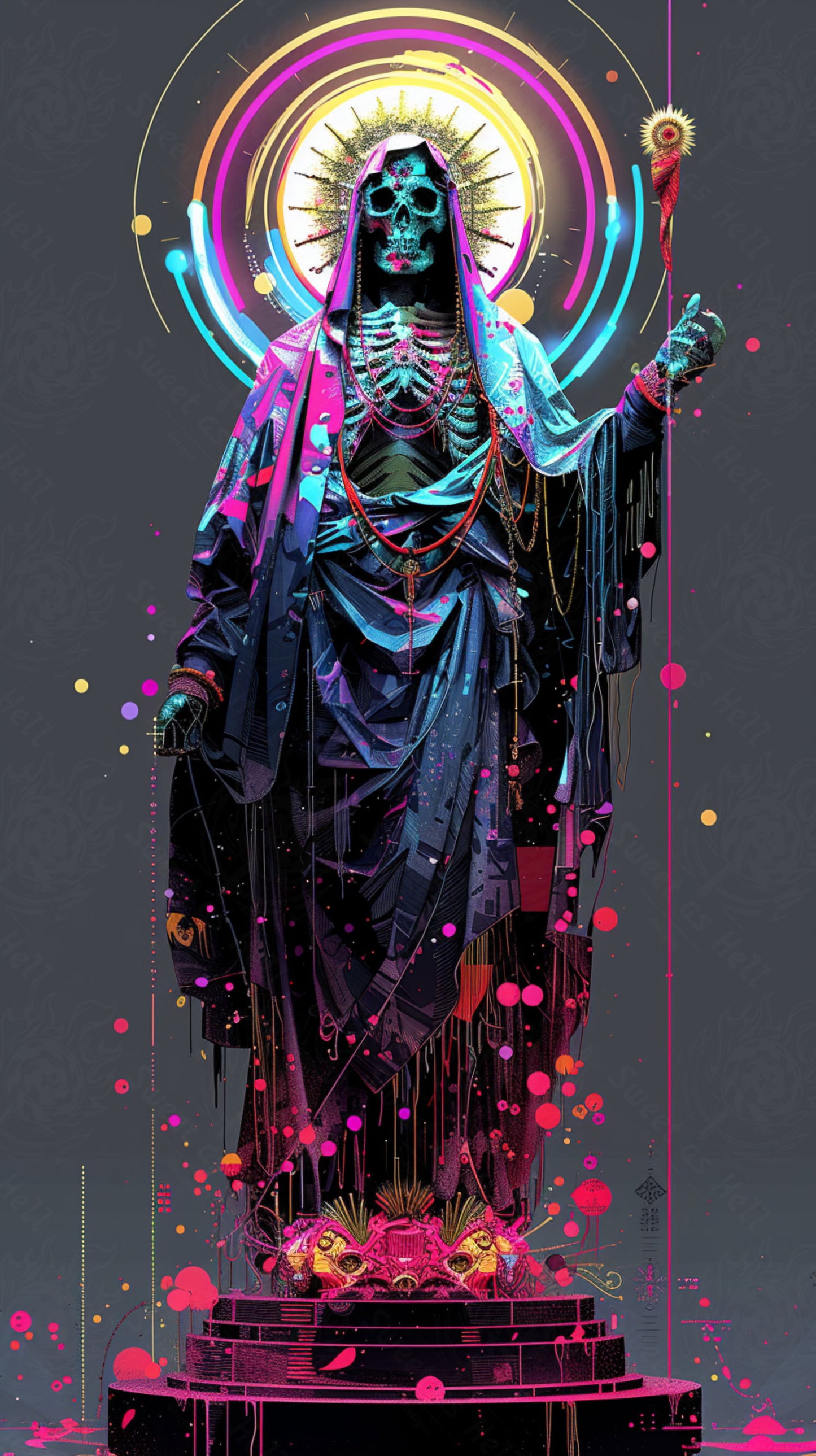 Mother Muerte 09 by 16 219 SN2139 - Sweet As Hell Designs