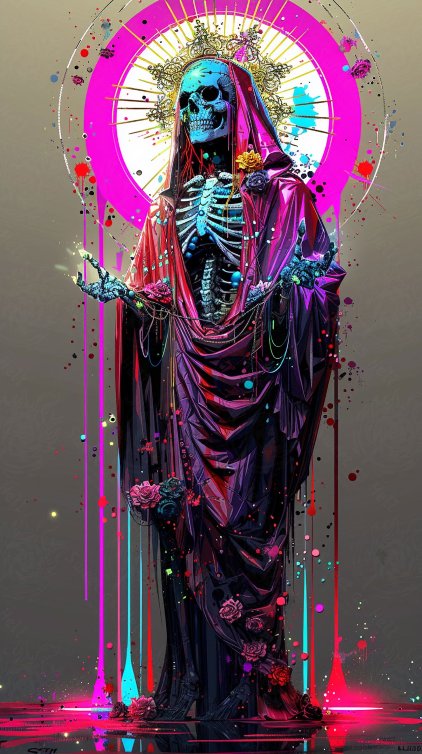 Mother Muerte 09 by 16 220 SN2140 - Sweet As Hell Designs