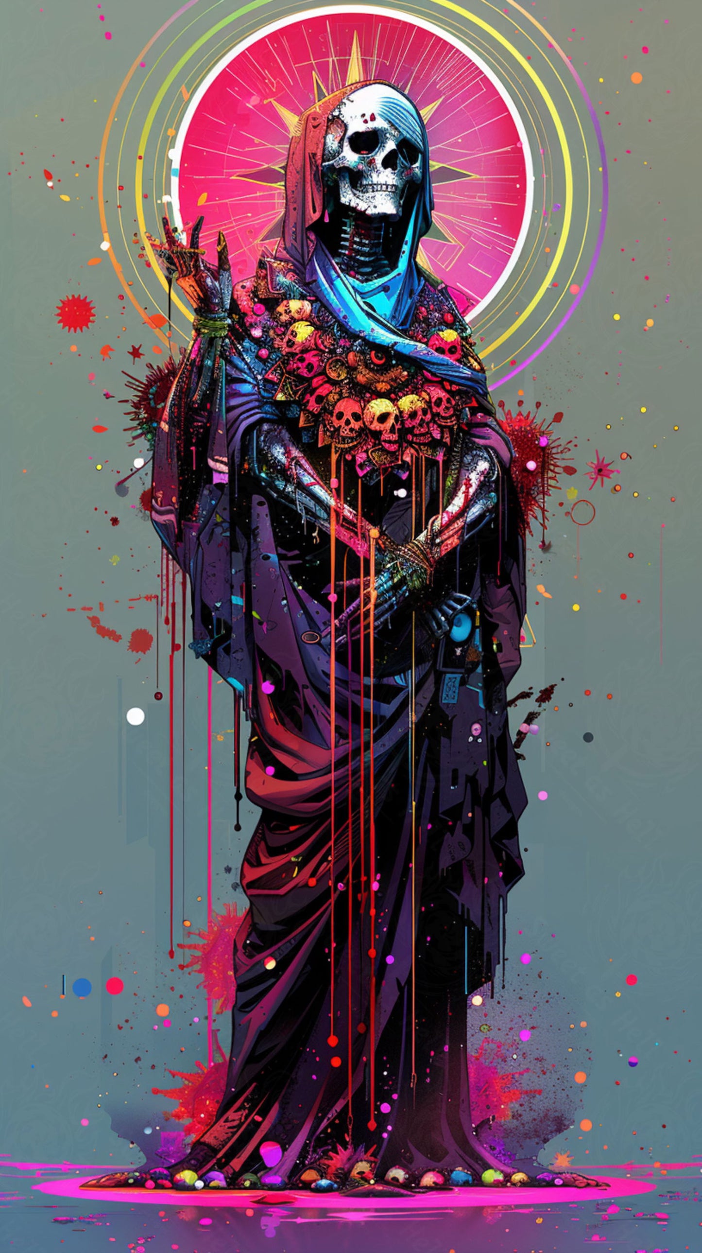 Mother Muerte 09 by 16 222 SN2142 - Sweet As Hell Designs