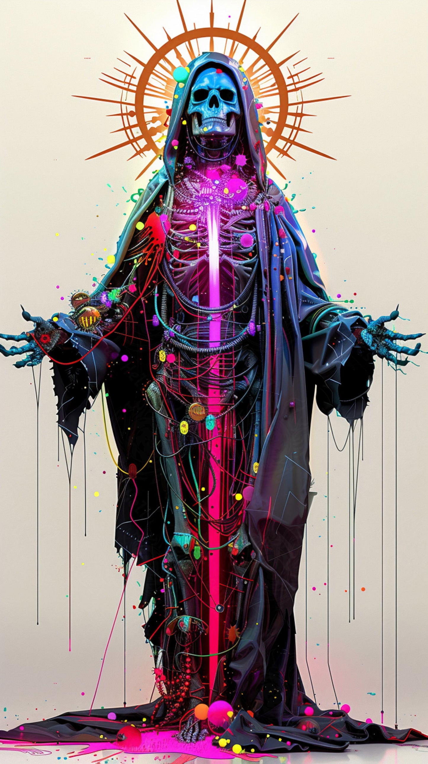 Mother Muerte 09 by 16 224 SN2144 - Sweet As Hell Designs