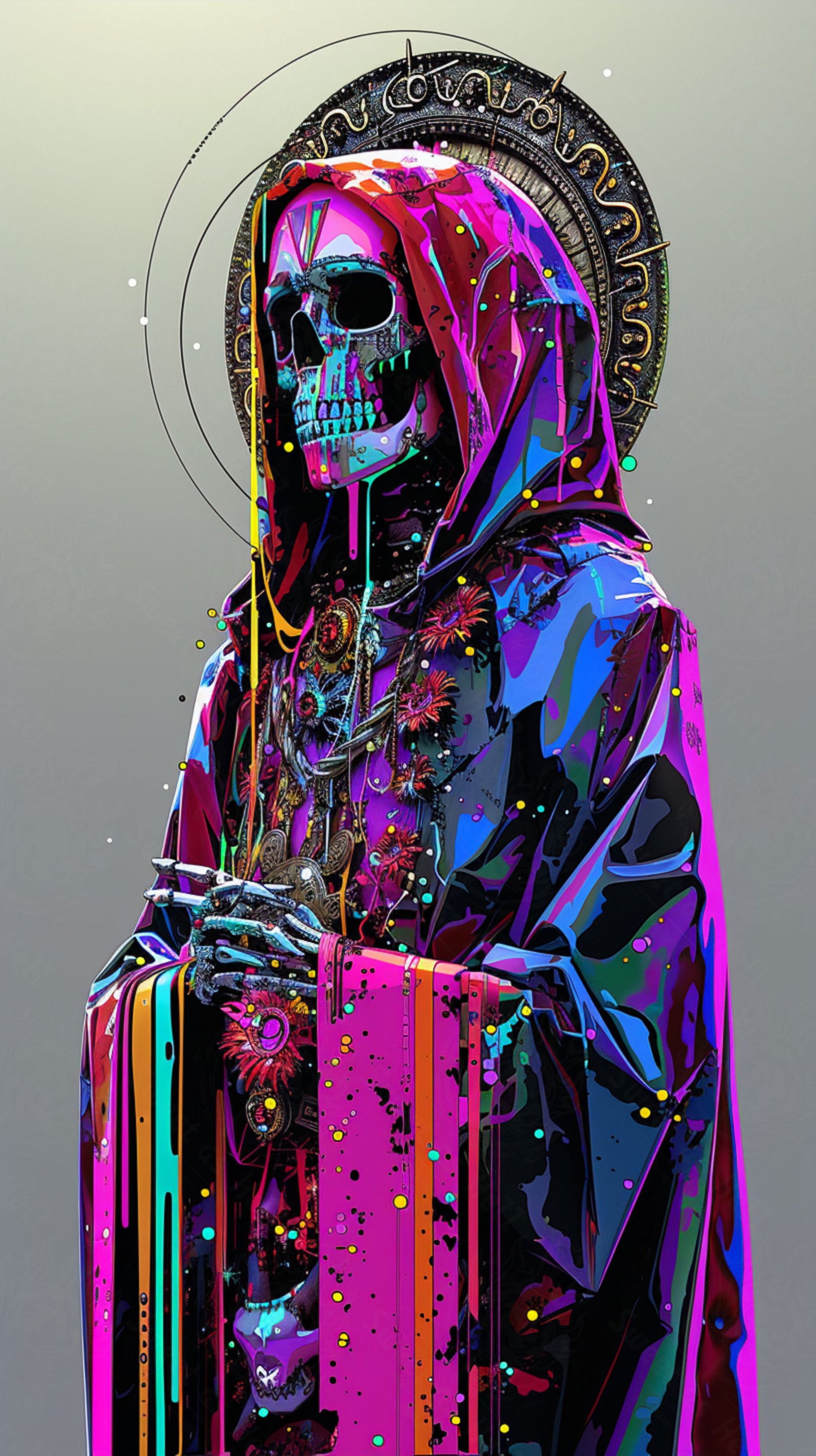 Mother Muerte 09 by 16 225 SN2145 - Sweet As Hell Designs