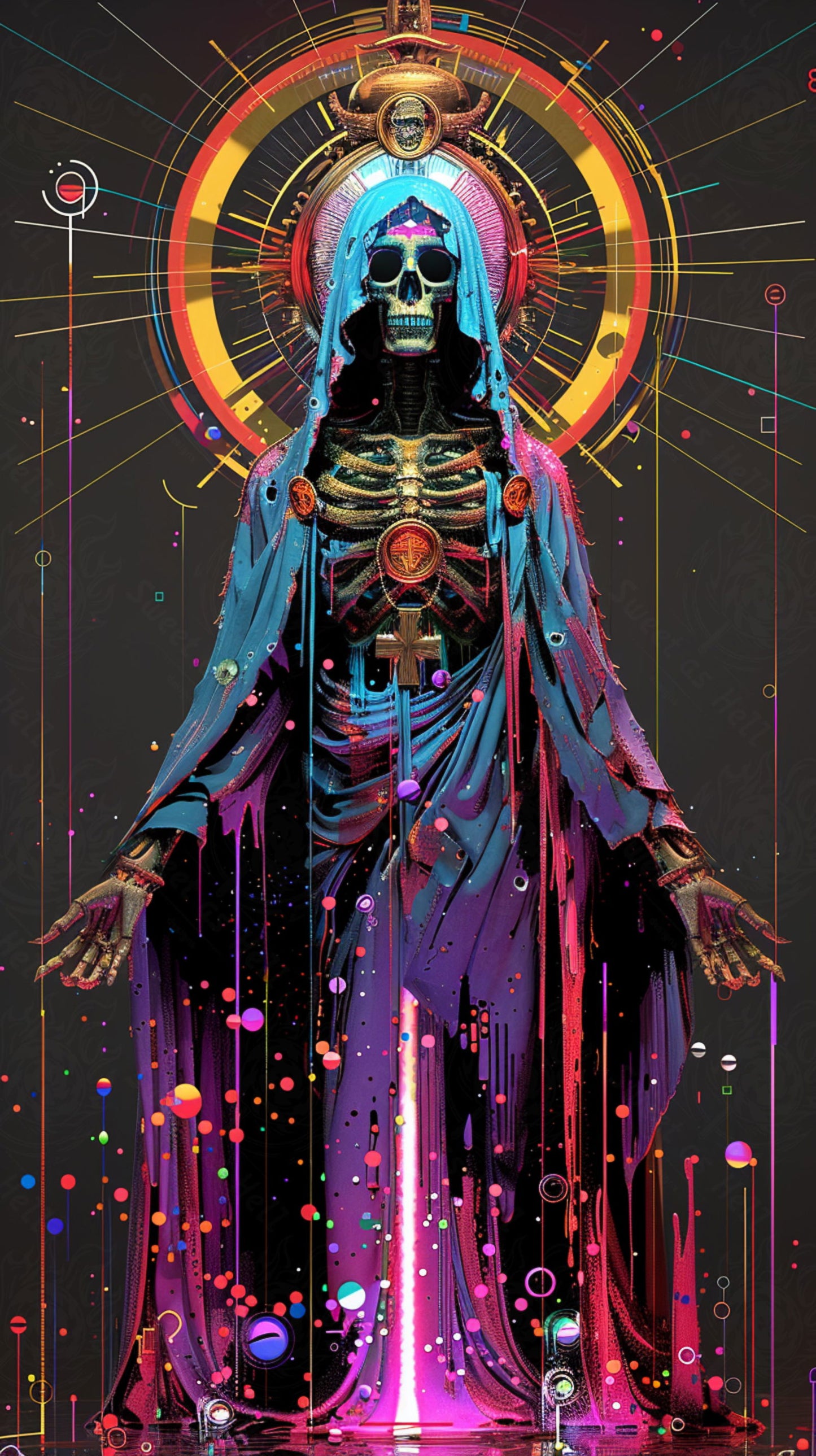 Mother Muerte 09 by 16 227 SN2147 - Sweet As Hell Designs