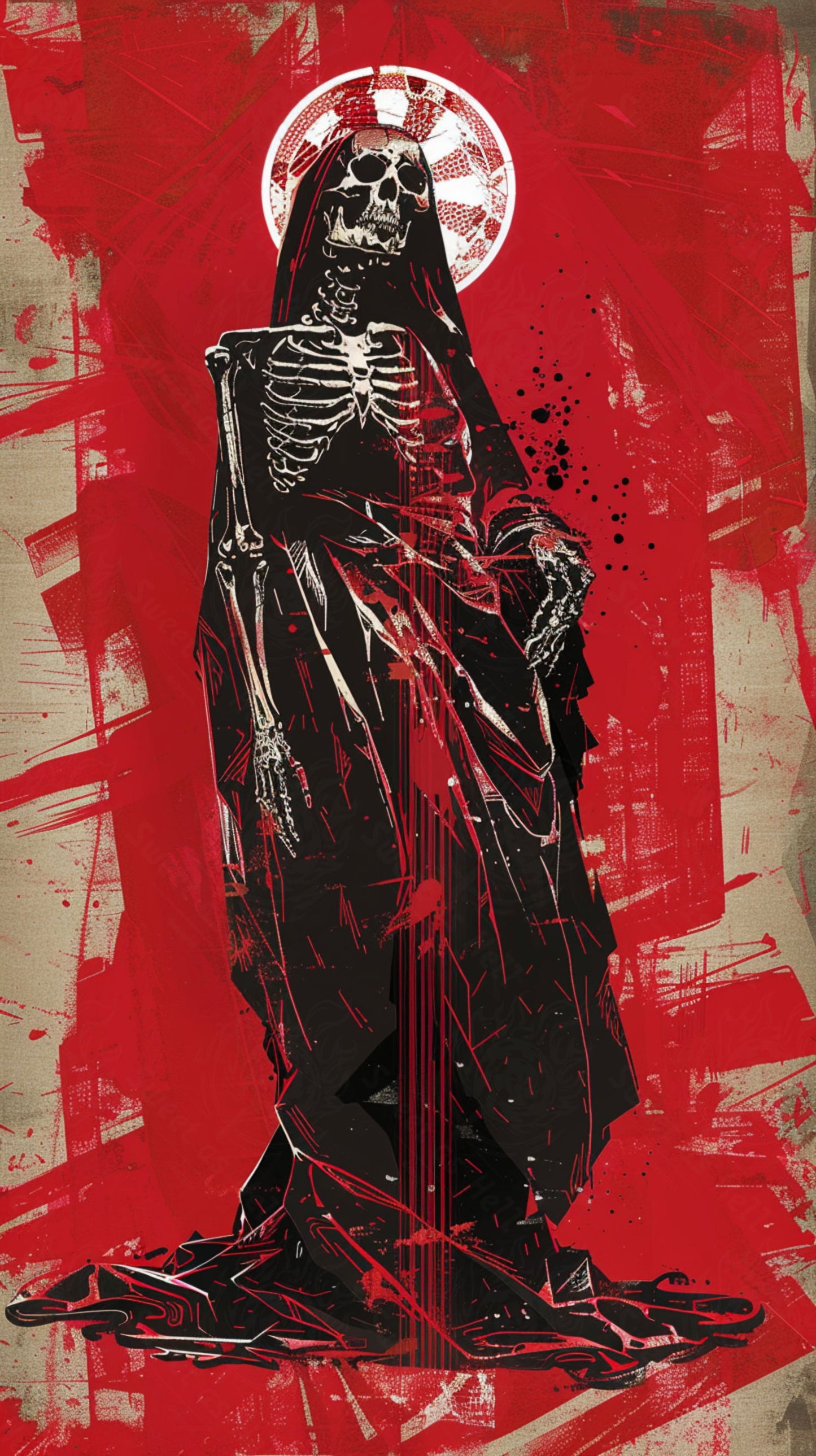 Mother Muerte 09 by 16 235 SN2155 - Sweet As Hell Designs